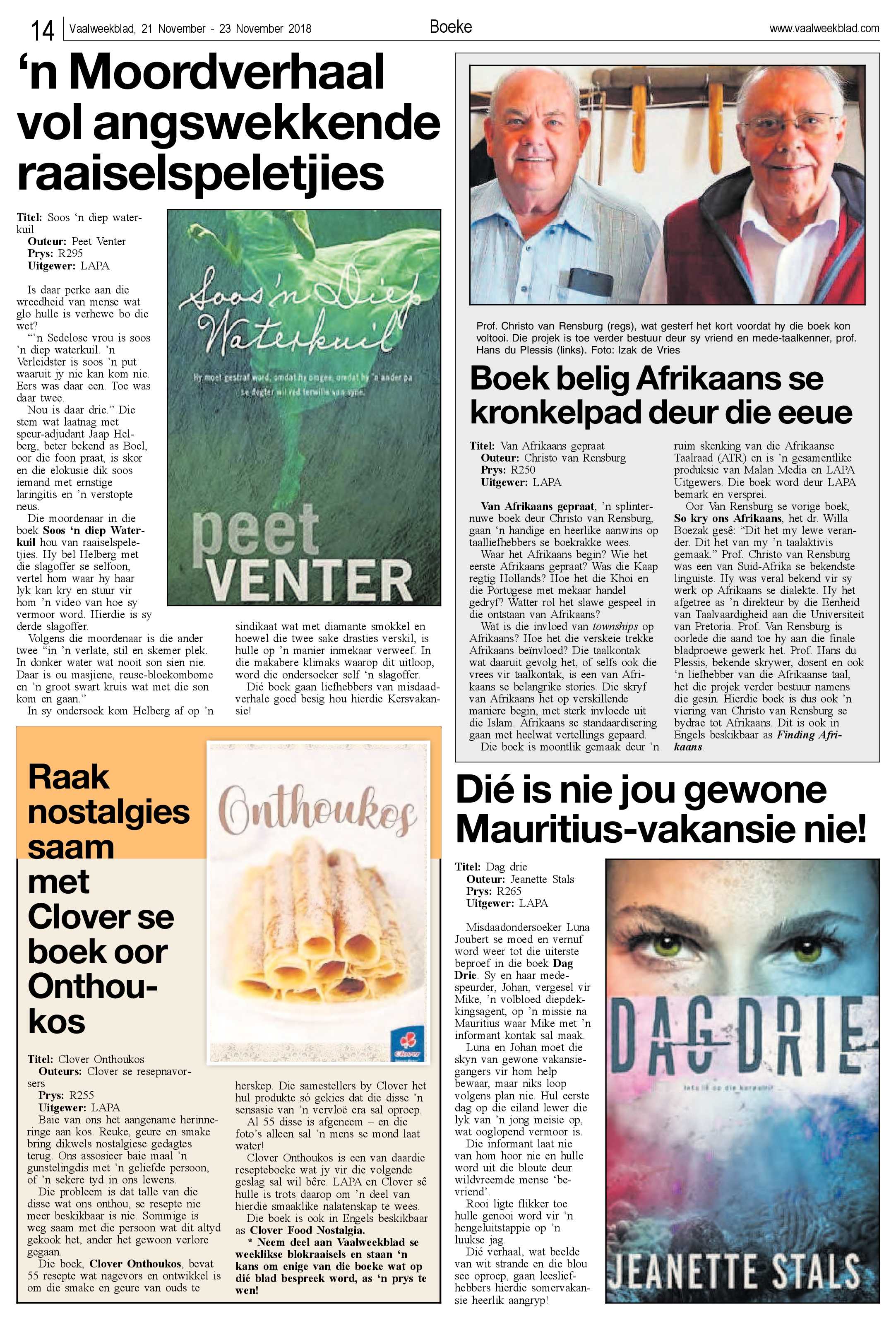 Vaalweekblad 21 – 23 November 2018 page 14