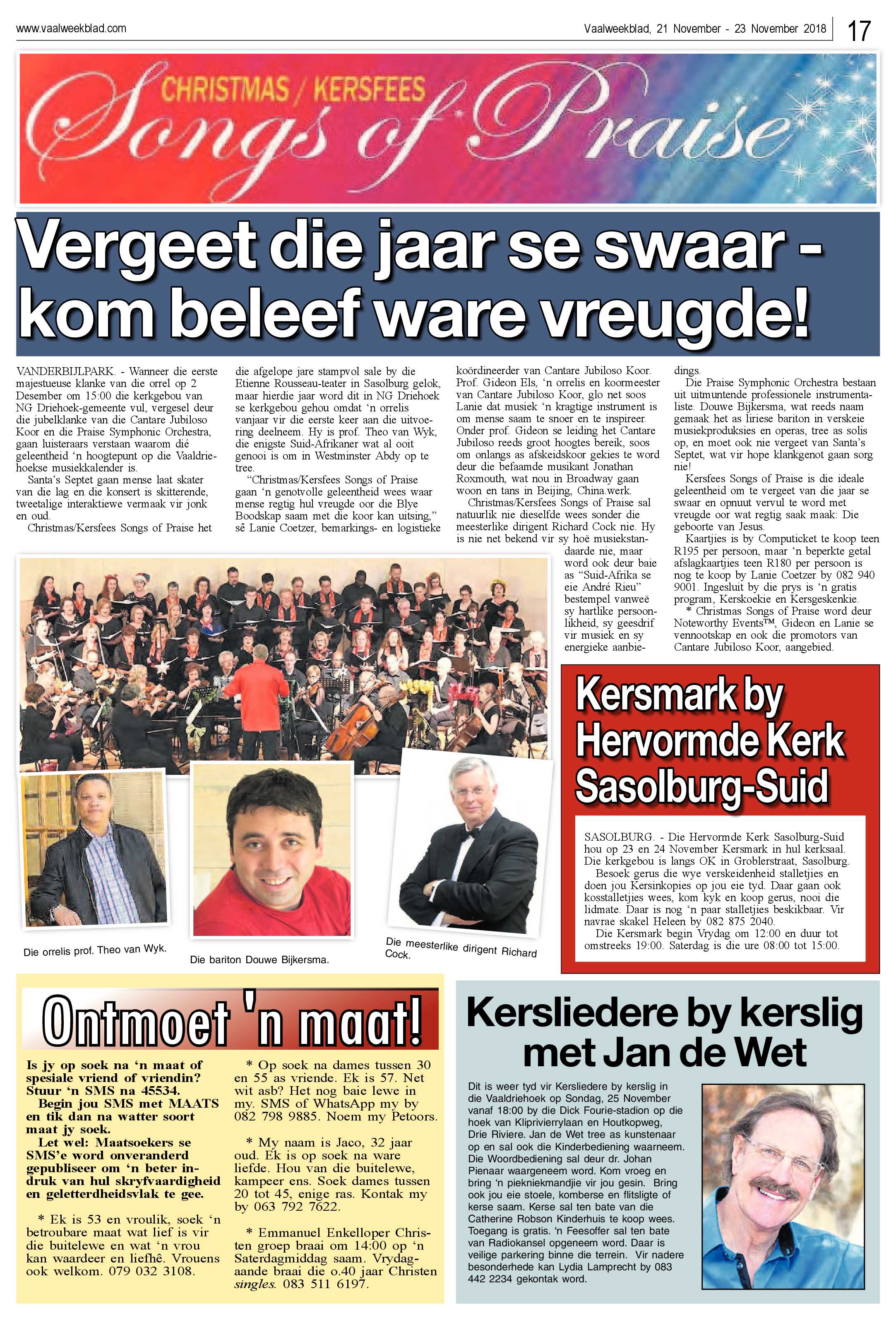 Vaalweekblad 21 – 23 November 2018 page 17