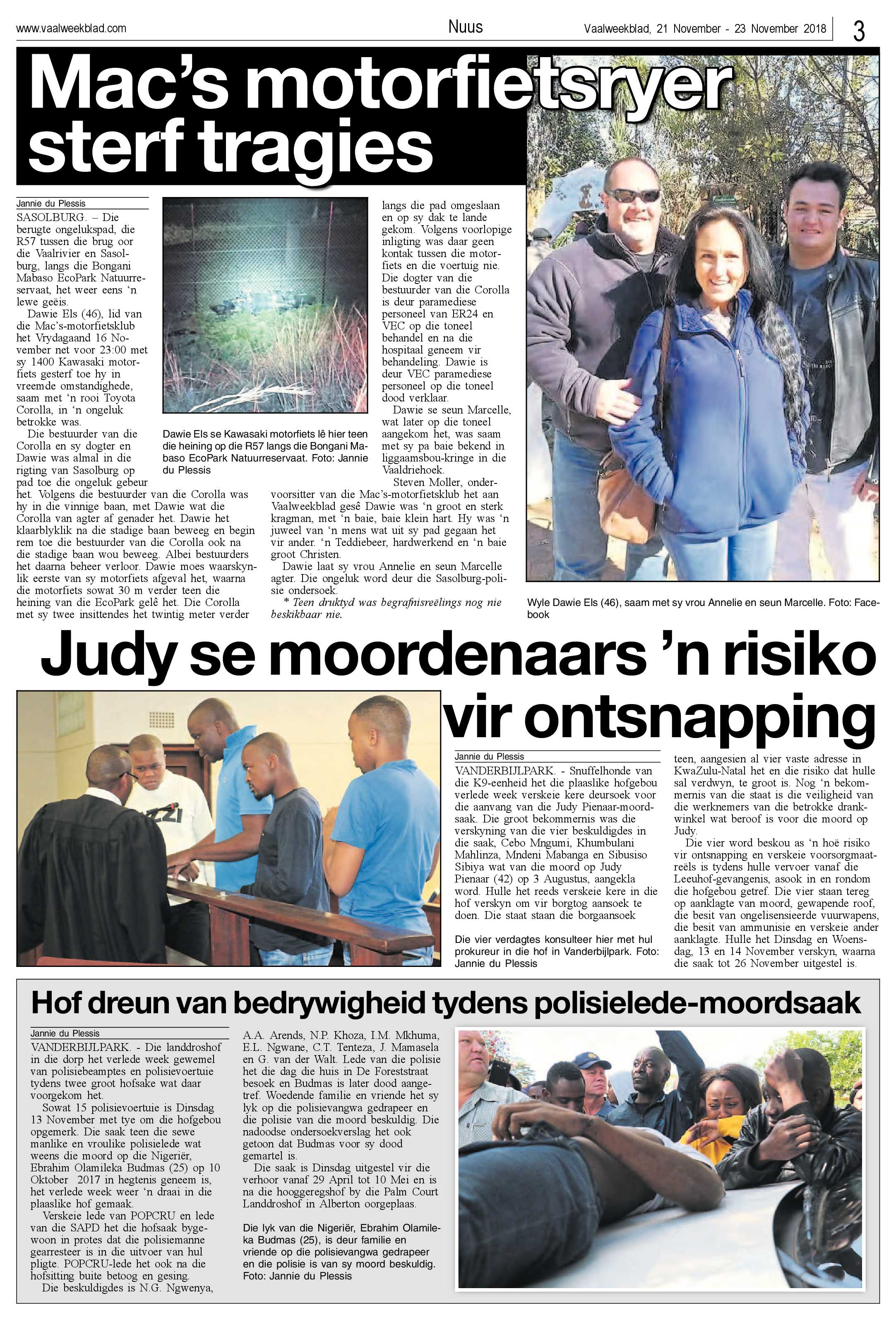 Vaalweekblad 21 – 23 November 2018 page 3