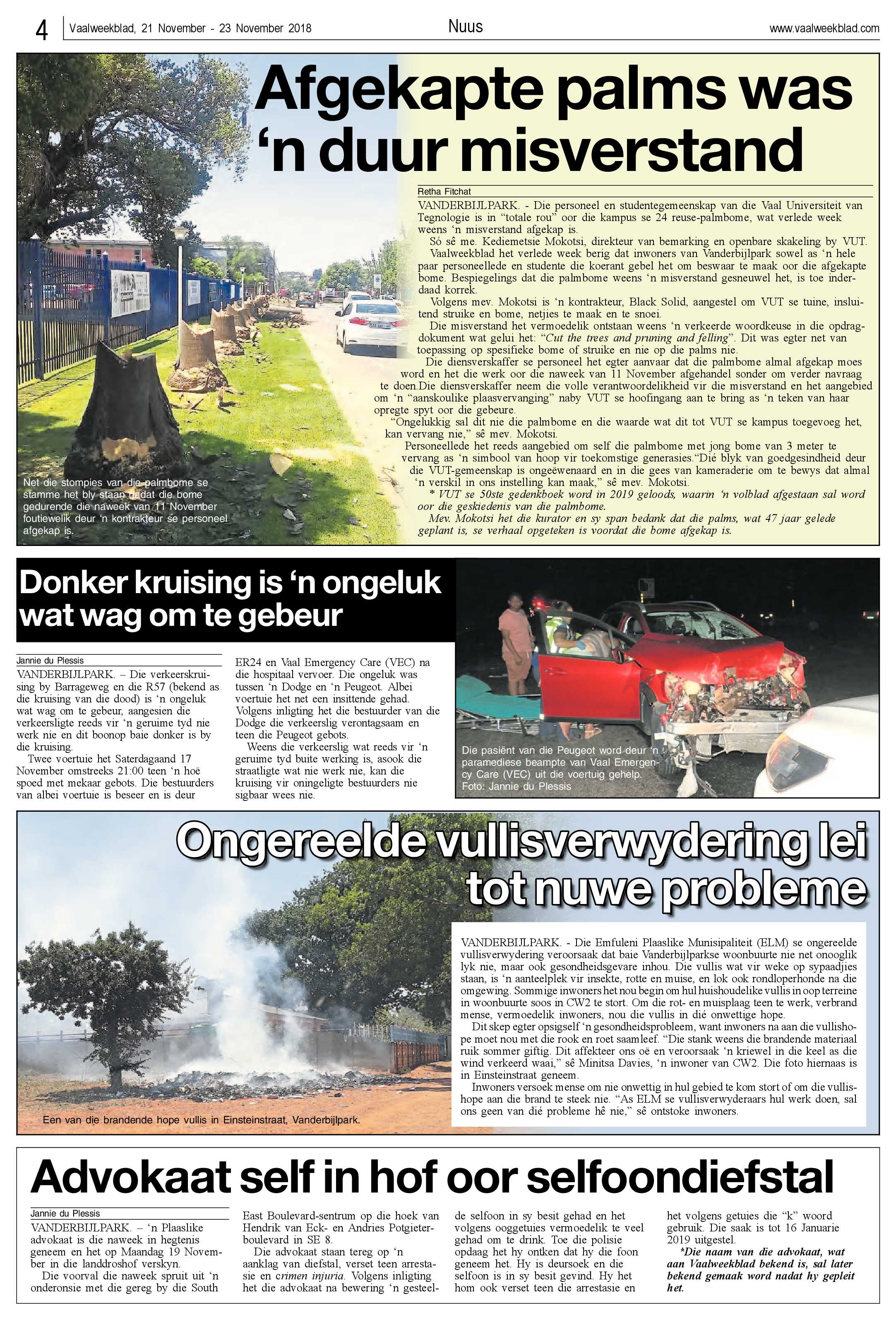 Vaalweekblad 21 – 23 November 2018 page 4