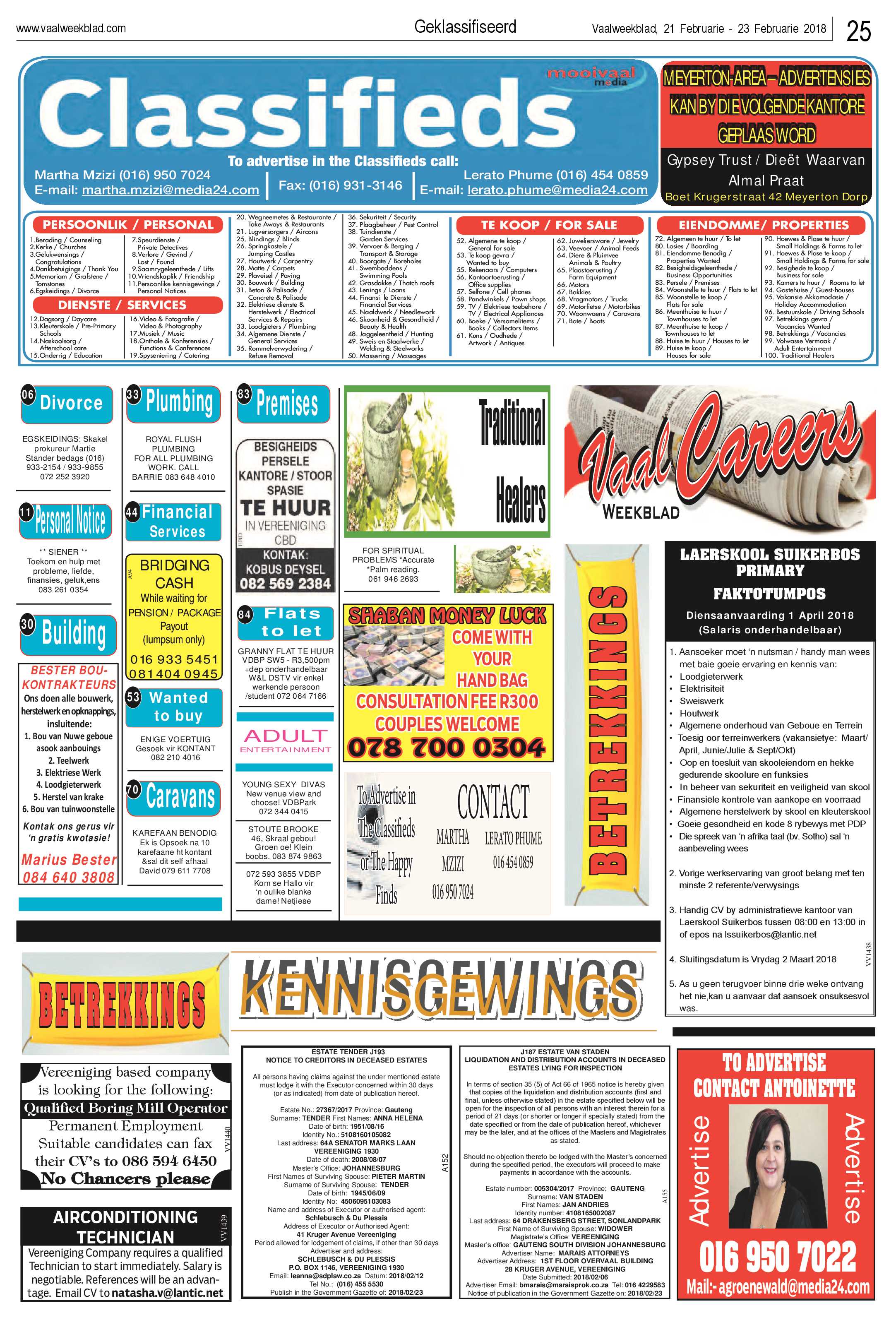 Vaalweekblad 21 – 26 Februarie 2018 page 25