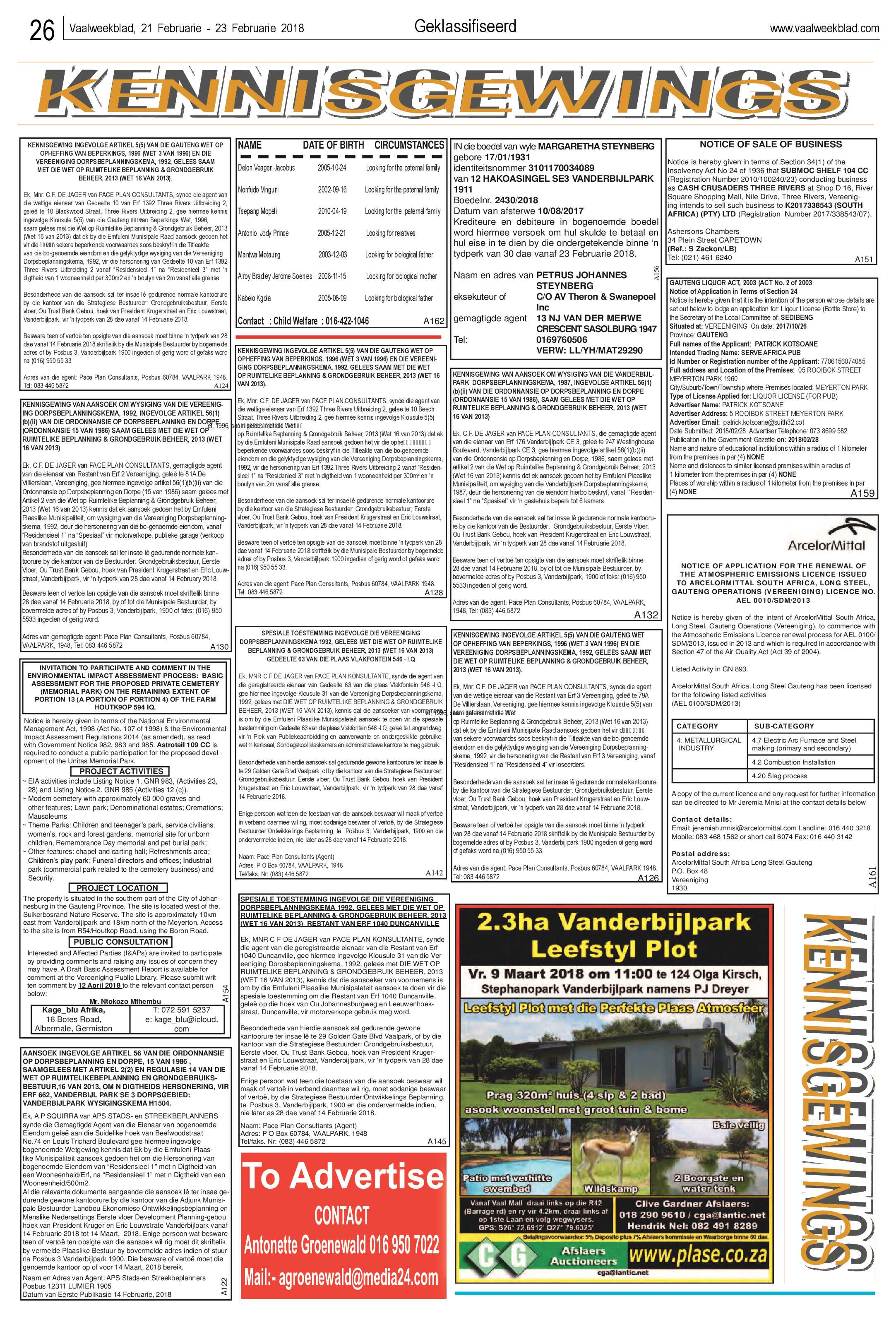 Vaalweekblad 21 – 26 Februarie 2018 page 26