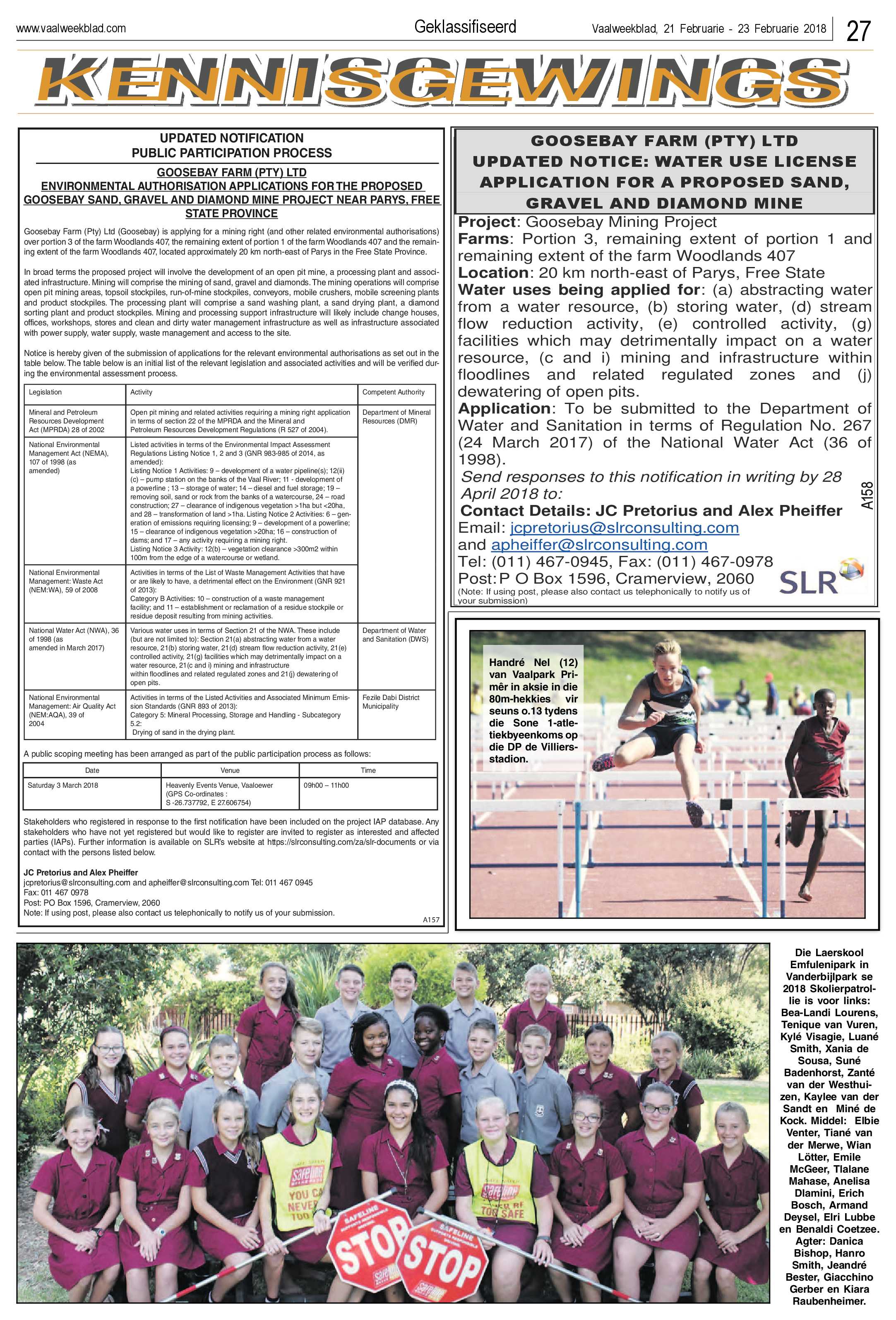 Vaalweekblad 21 – 26 Februarie 2018 page 27