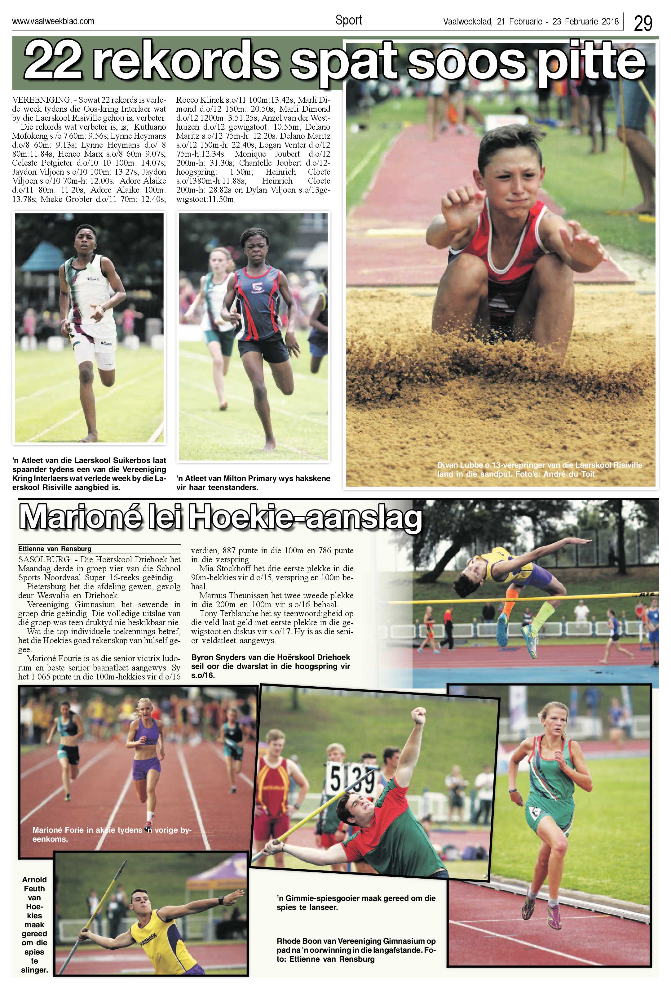 Vaalweekblad 21 – 26 Februarie 2018 page 29