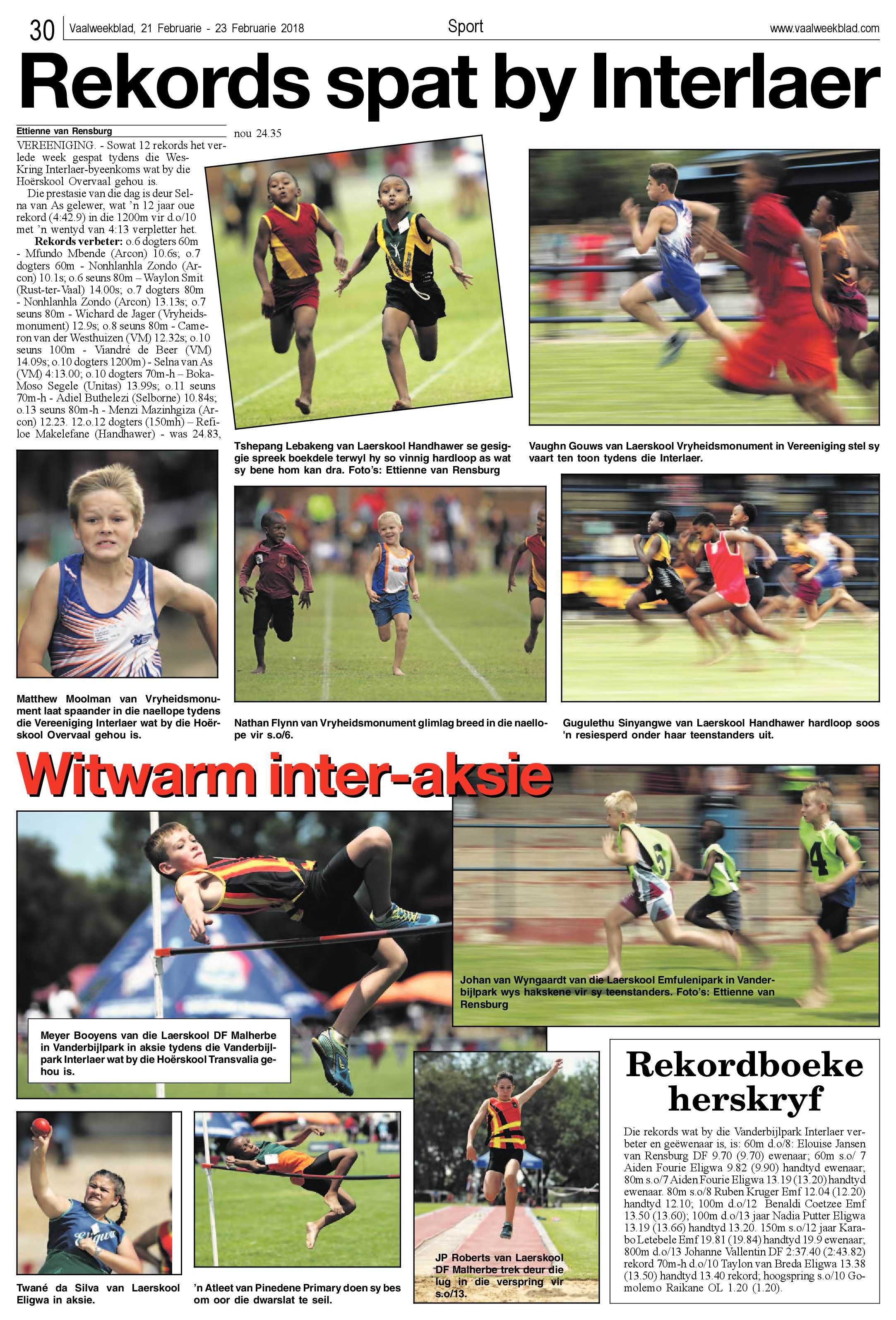 Vaalweekblad 21 – 26 Februarie 2018 page 30