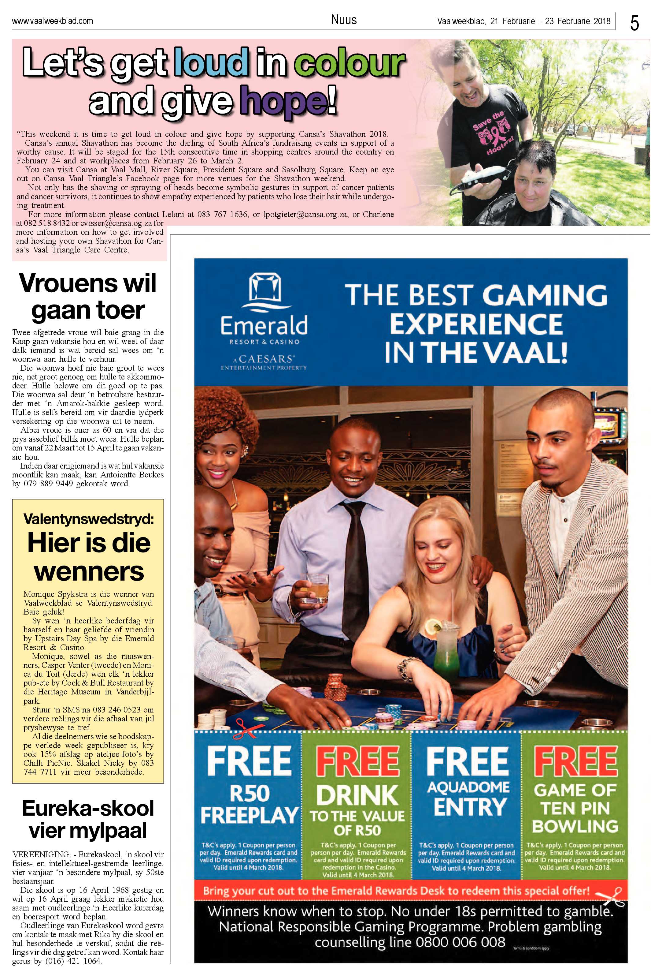 Vaalweekblad 21 – 26 Februarie 2018 page 5
