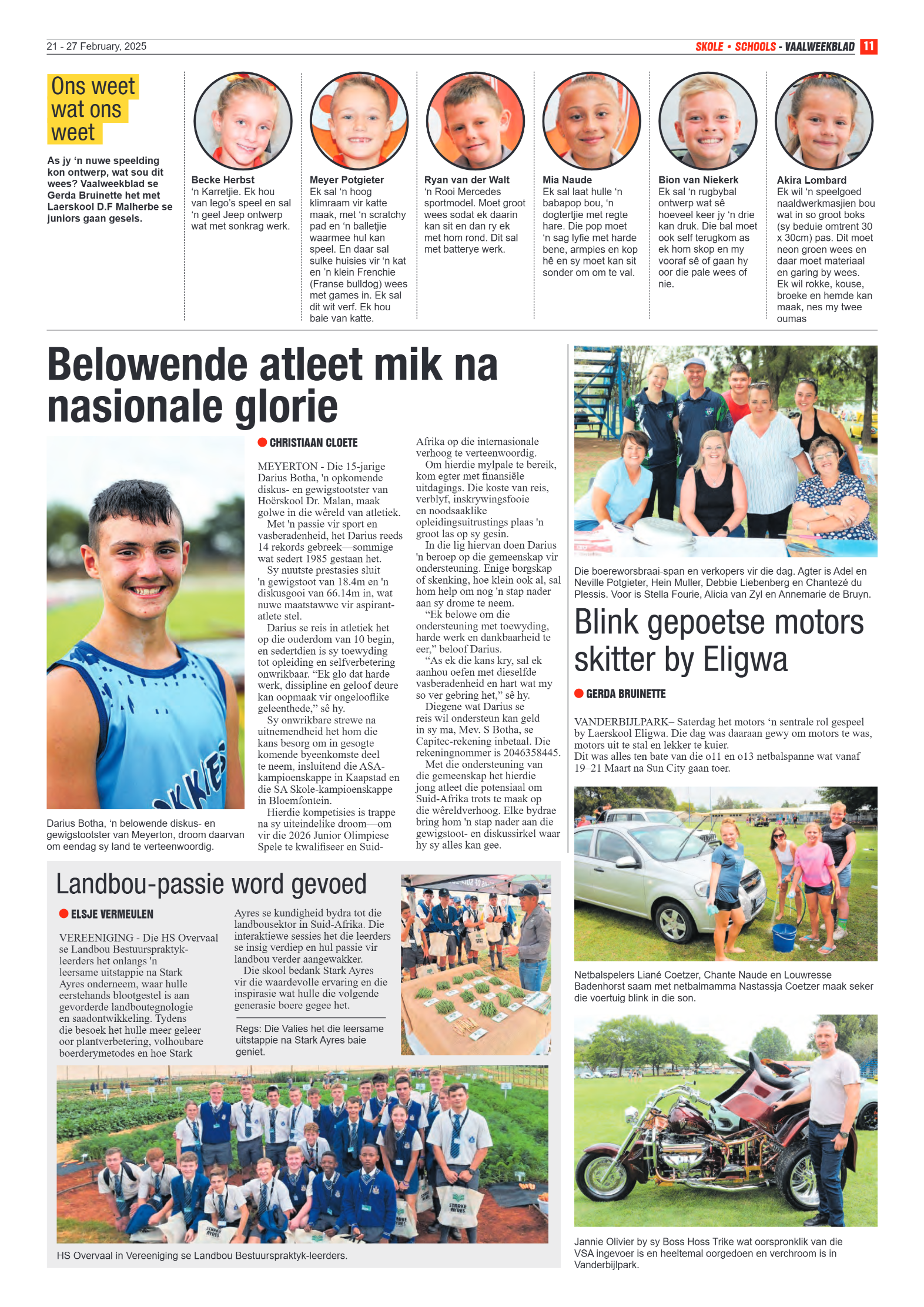 Vaalweekblad 21 – 27 February, 2025 page 11