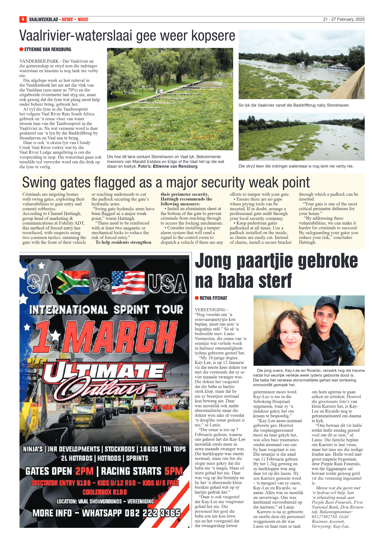 Vaalweekblad 21 – 27 February, 2025 page 4