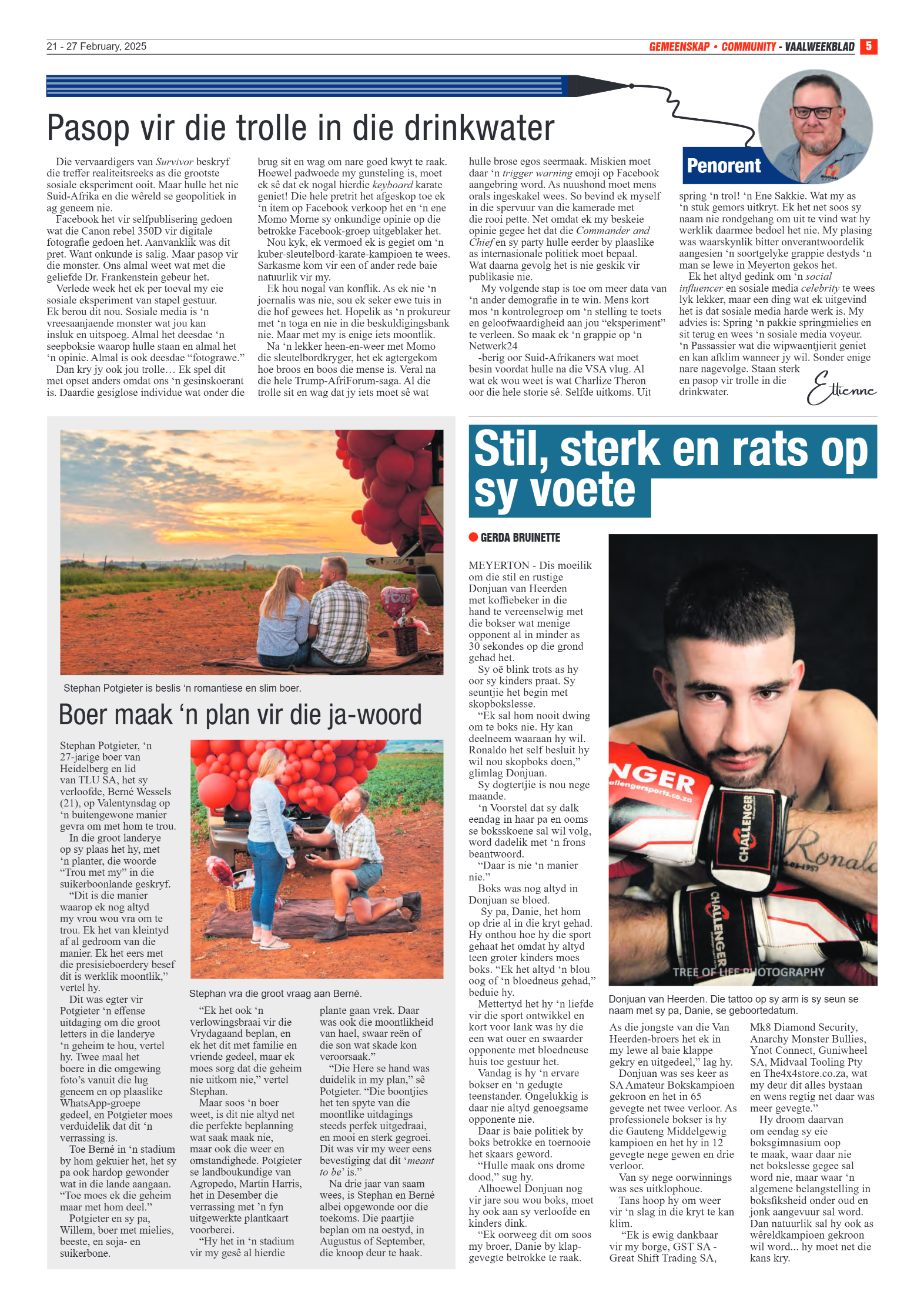 Vaalweekblad 21 – 27 February, 2025 page 5