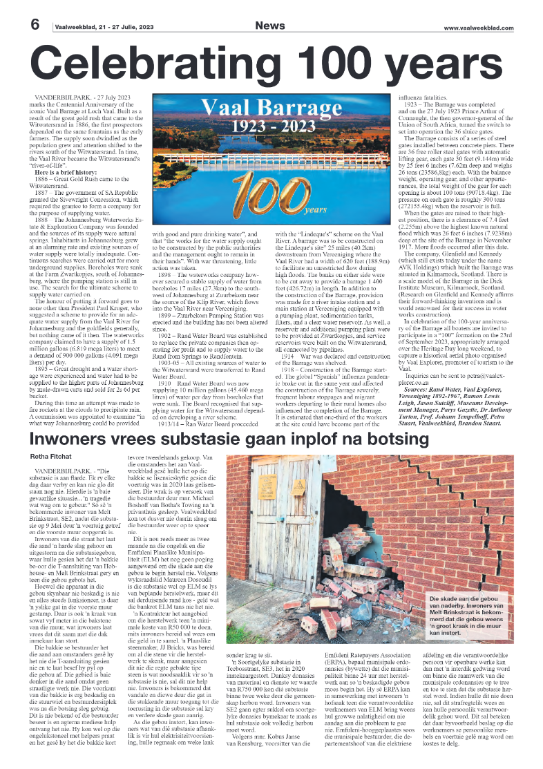Vaalweekblad, 21 – 27 Julie, 2023 page 6