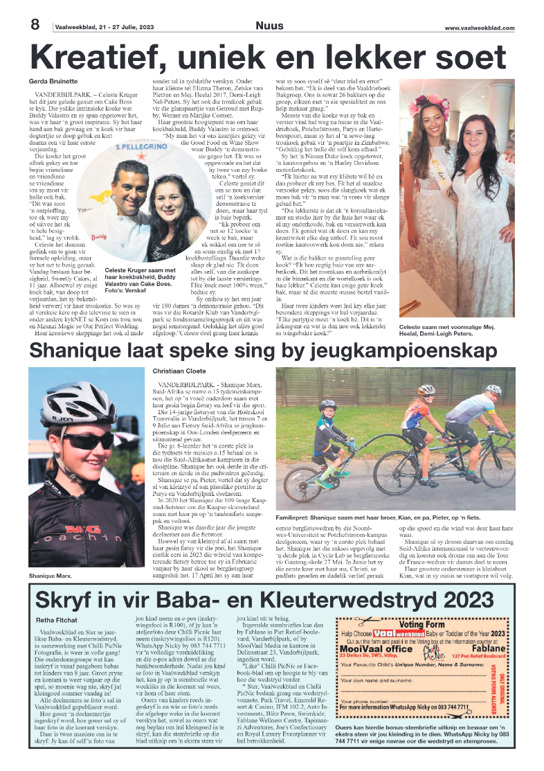 Vaalweekblad, 21 – 27 Julie, 2023 page 8