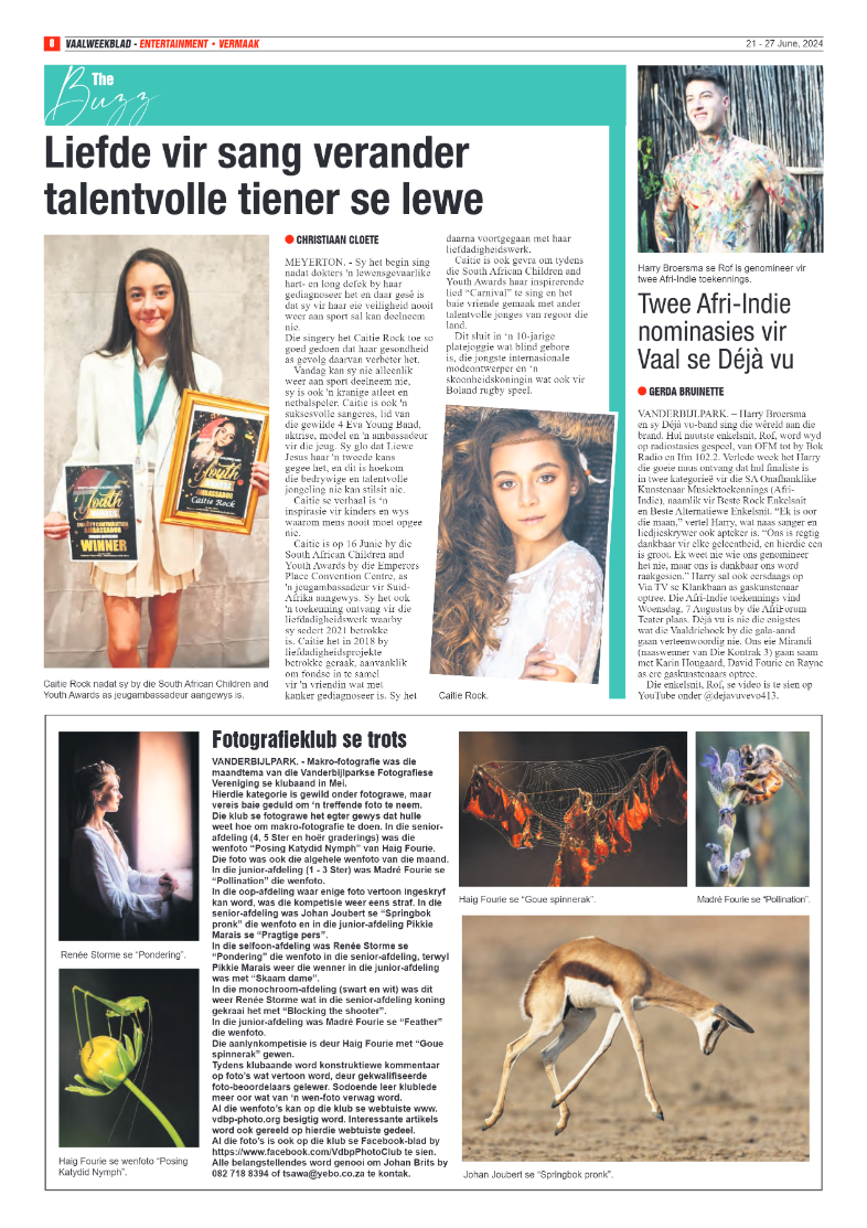 Vaalweekblad 21 – 27 June, 2024 page 8