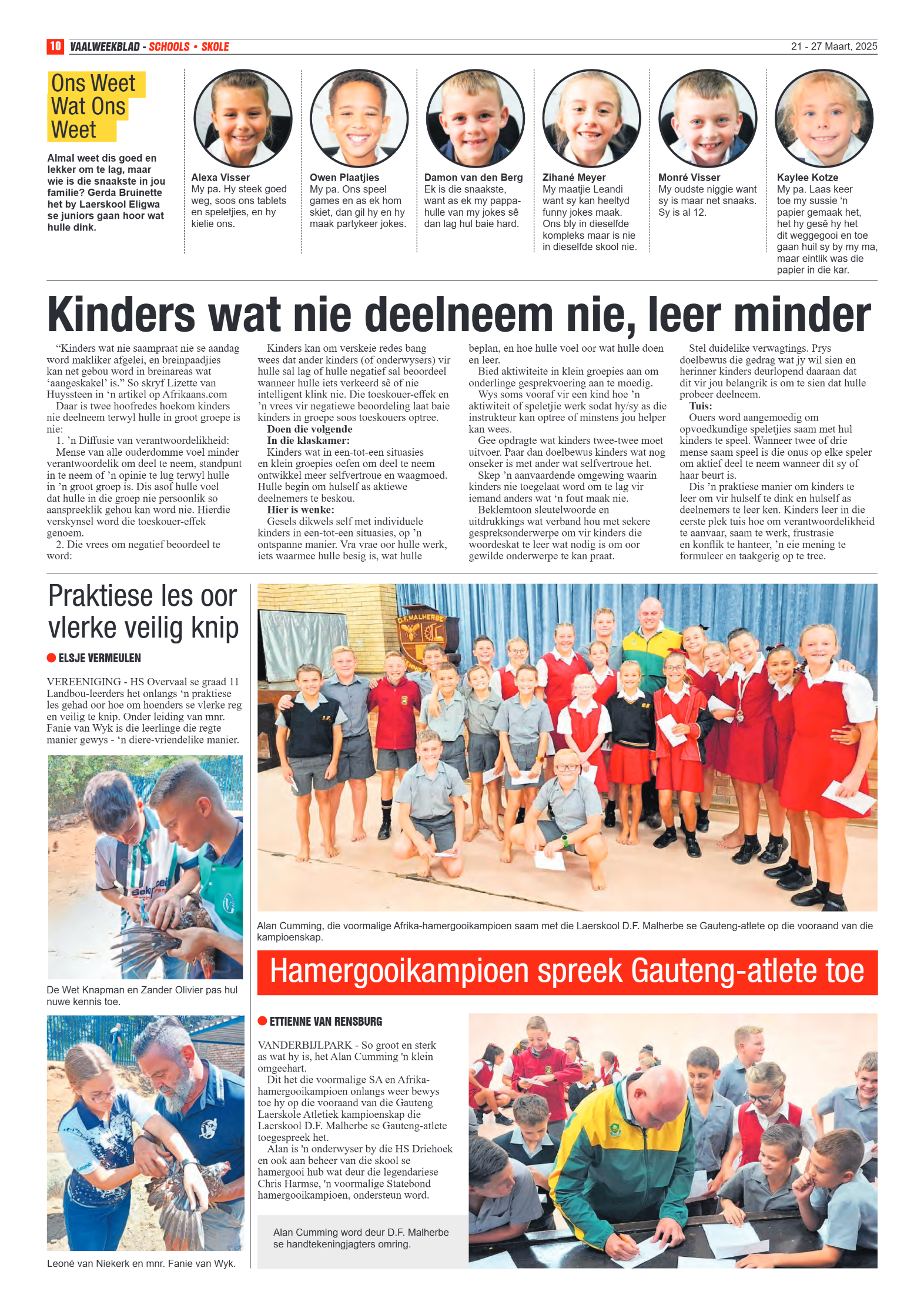 Vaalweekblad  21 – 27 Maart, 2025 page 10