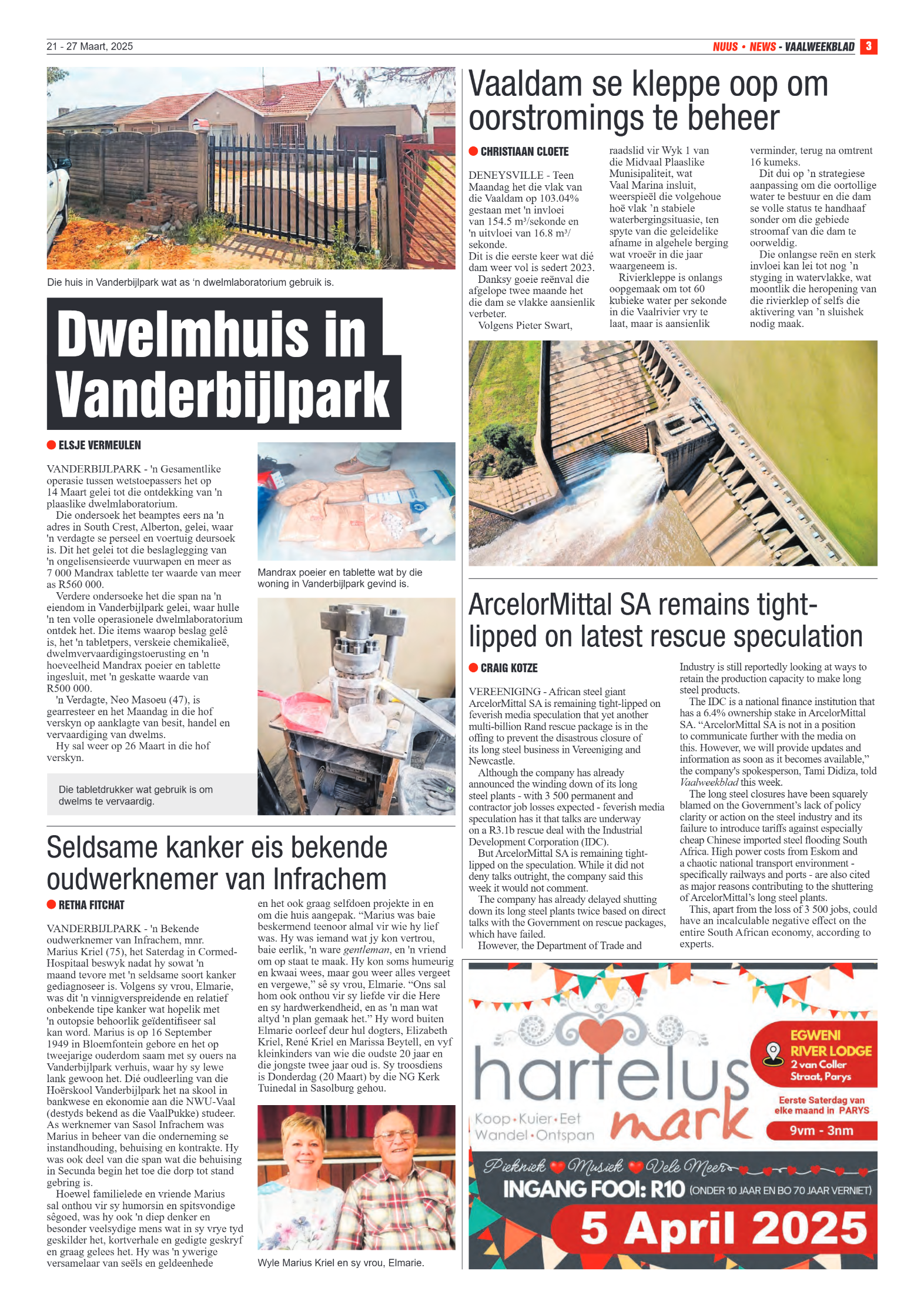 Vaalweekblad  21 – 27 Maart, 2025 page 3