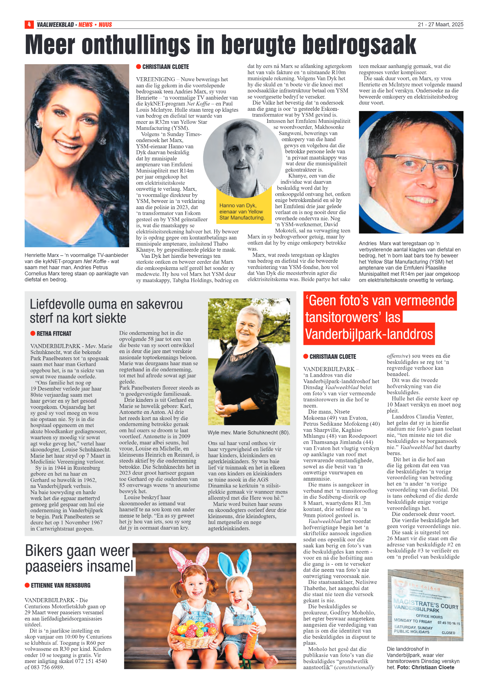 Vaalweekblad  21 – 27 Maart, 2025 page 4