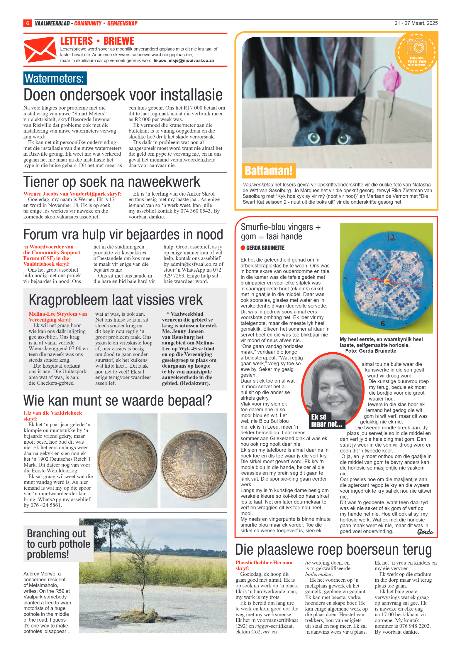 Vaalweekblad  21 – 27 Maart, 2025 page 6