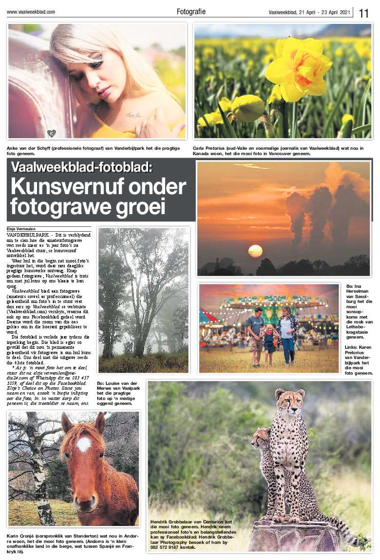 Vaalweekblad, 21 April – 23 April 2021 page 11