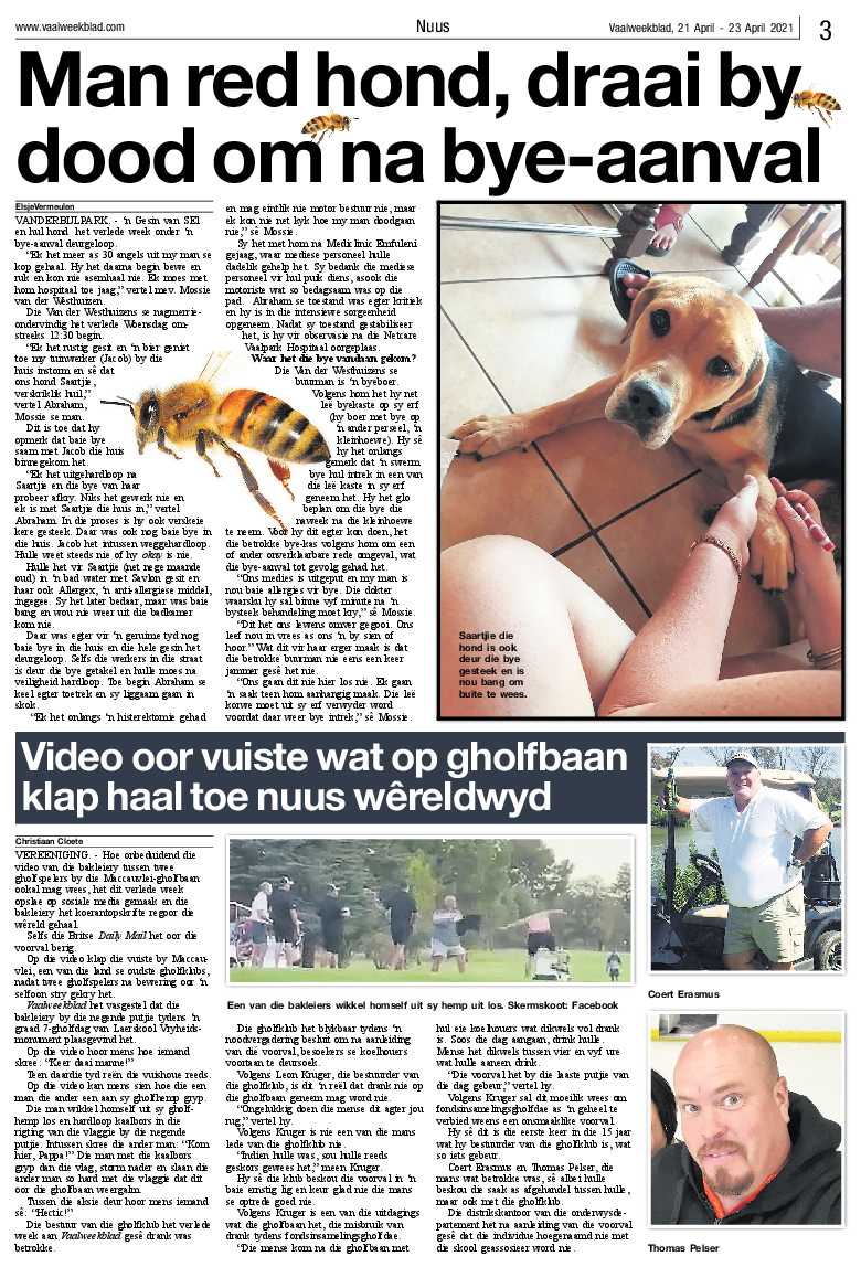 Vaalweekblad, 21 April – 23 April 2021 page 3
