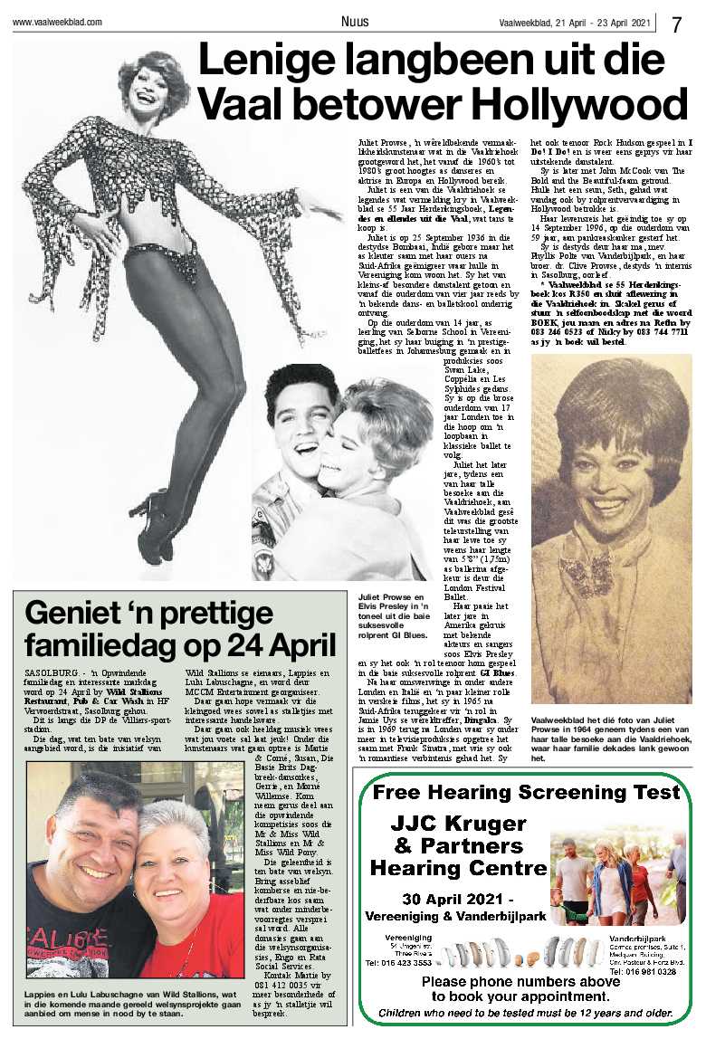 Vaalweekblad, 21 April – 23 April 2021 page 7