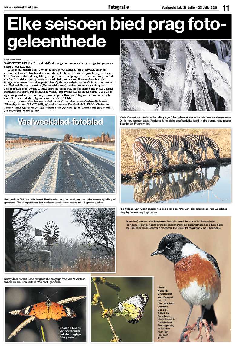 Vaalweekblad, 21 Julie – 23 Julie 2021 page 11