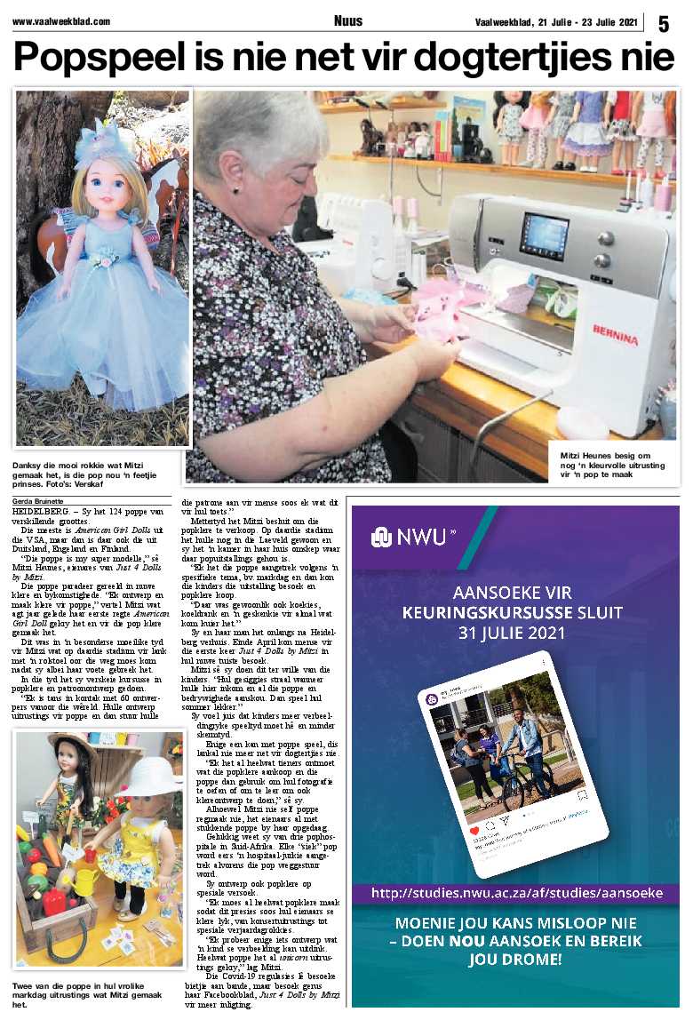 Vaalweekblad, 21 Julie – 23 Julie 2021 page 5