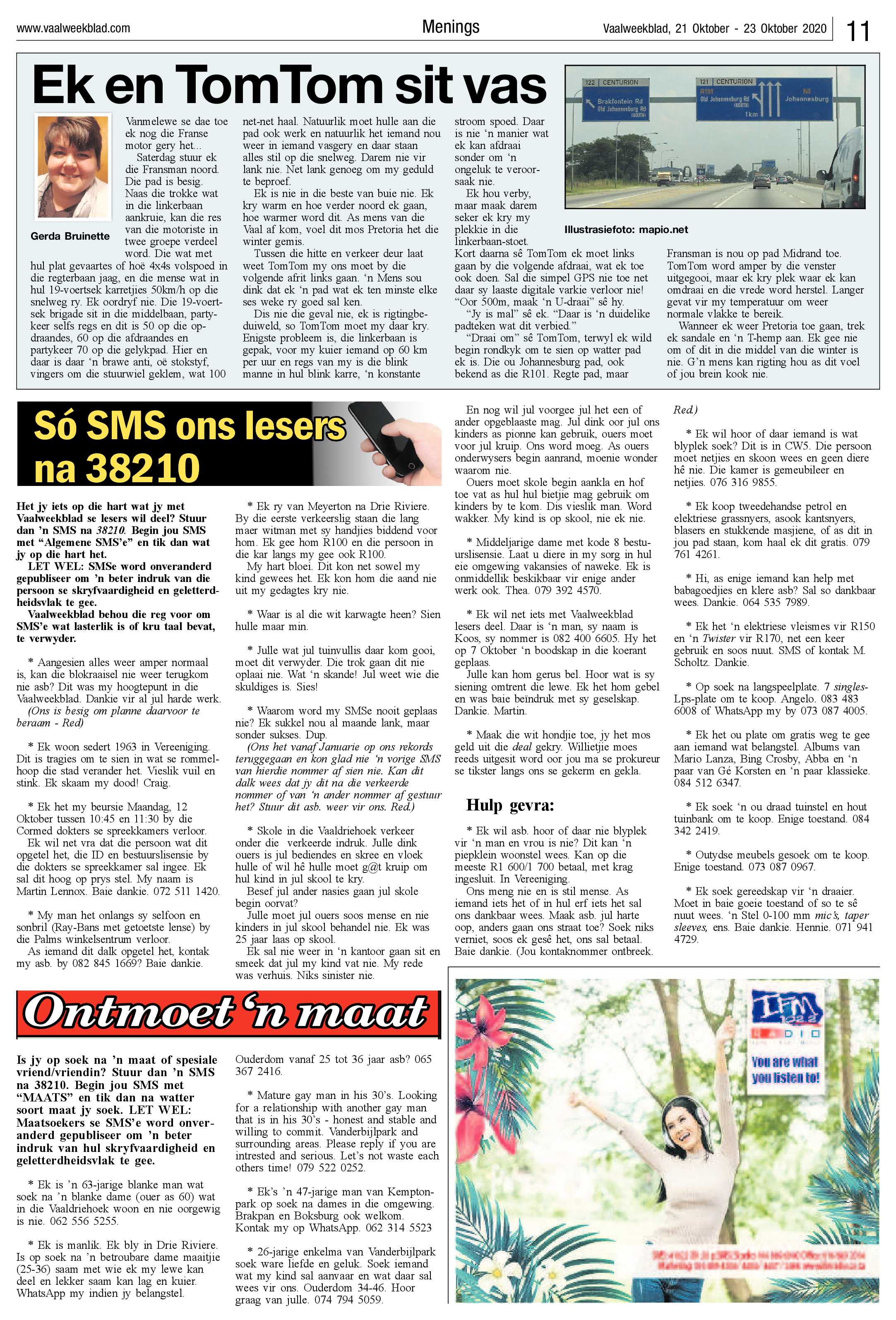 Vaalweekblad 21 Oktober – 23 Oktober 2020 page 11