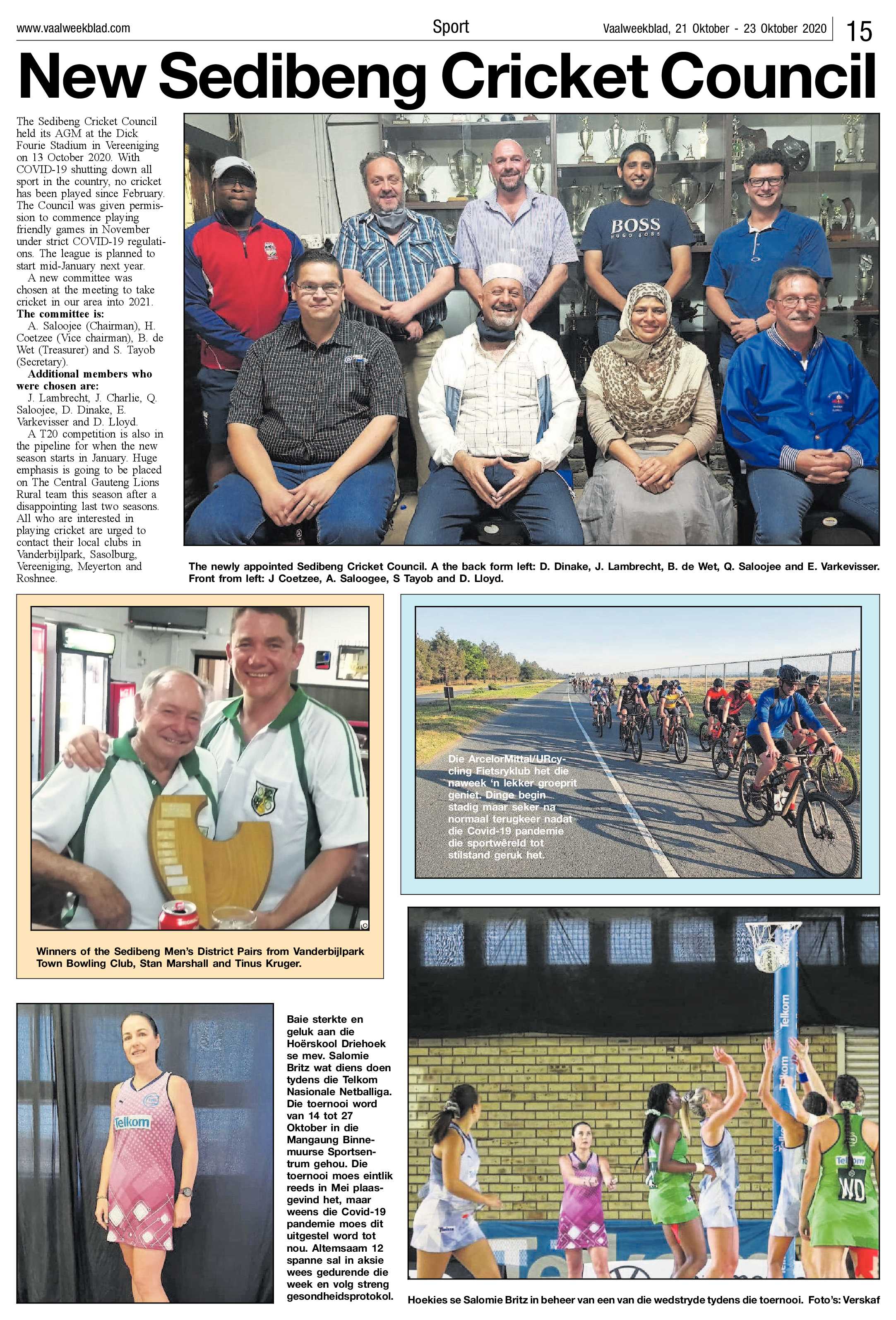 Vaalweekblad 21 Oktober – 23 Oktober 2020 page 15