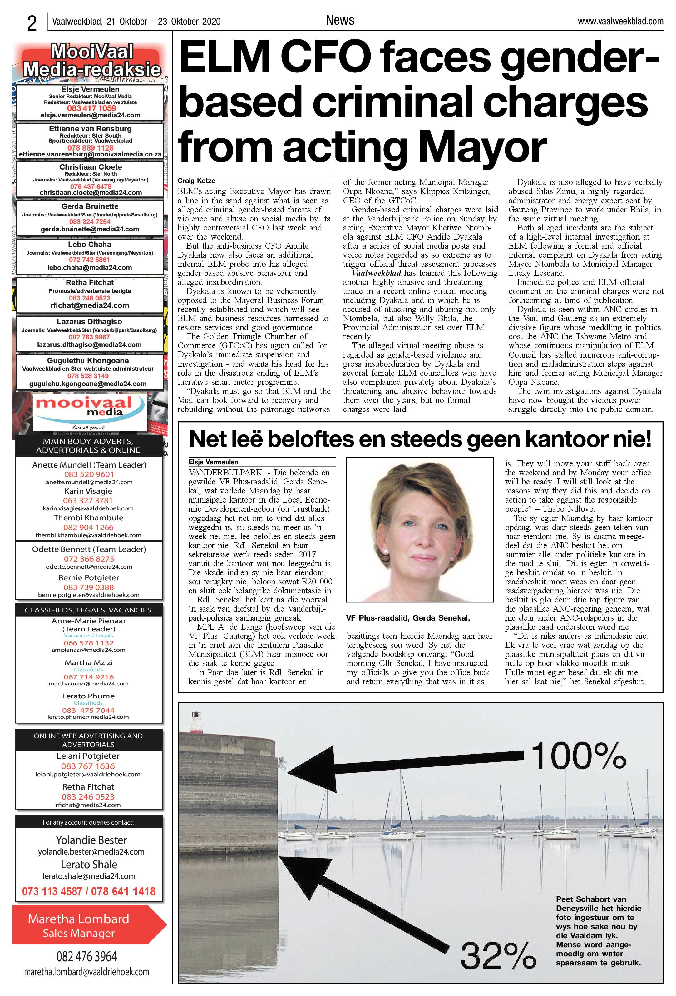 Vaalweekblad 21 Oktober – 23 Oktober 2020 page 2