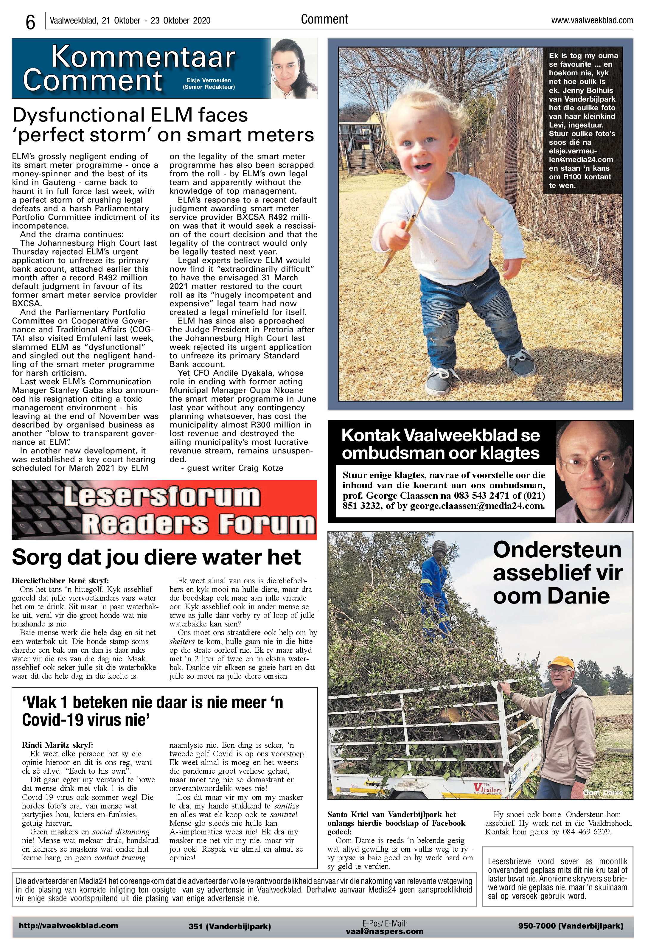 Vaalweekblad 21 Oktober – 23 Oktober 2020 page 6
