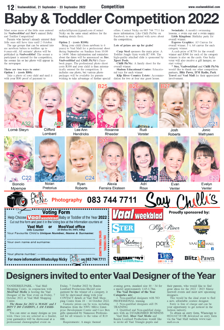 Vaalweekblad, 21 September – 23 September 2022 page 13