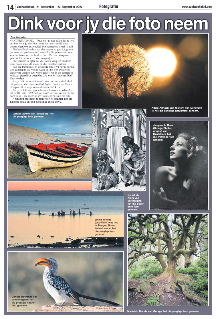 Vaalweekblad, 21 September – 23 September 2022 page 14