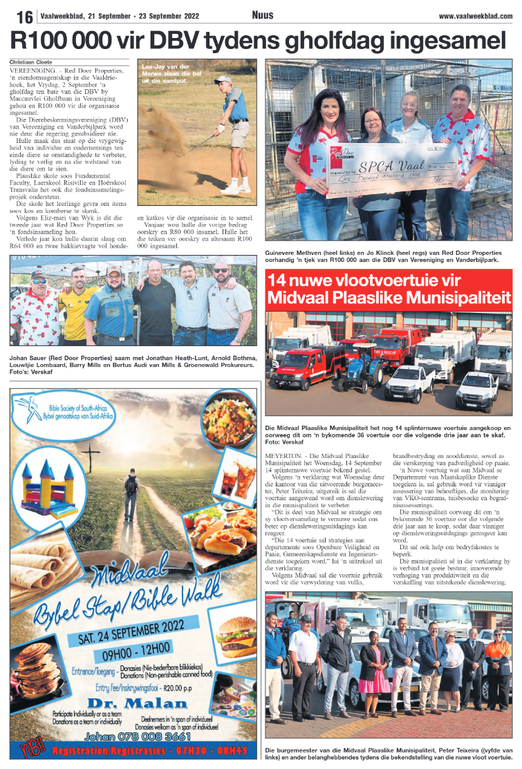 Vaalweekblad, 21 September – 23 September 2022 page 17
