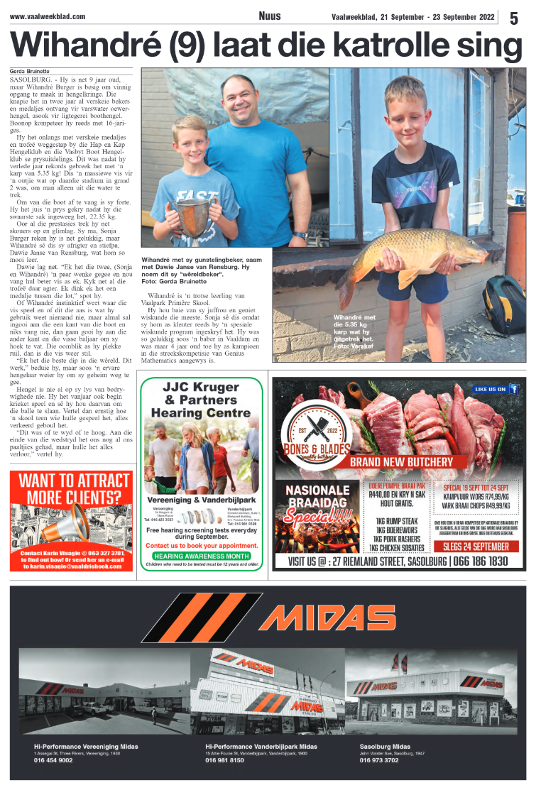 Vaalweekblad, 21 September – 23 September 2022 page 5