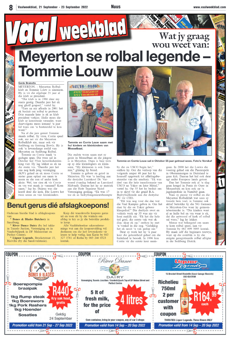 Vaalweekblad, 21 September – 23 September 2022 page 9