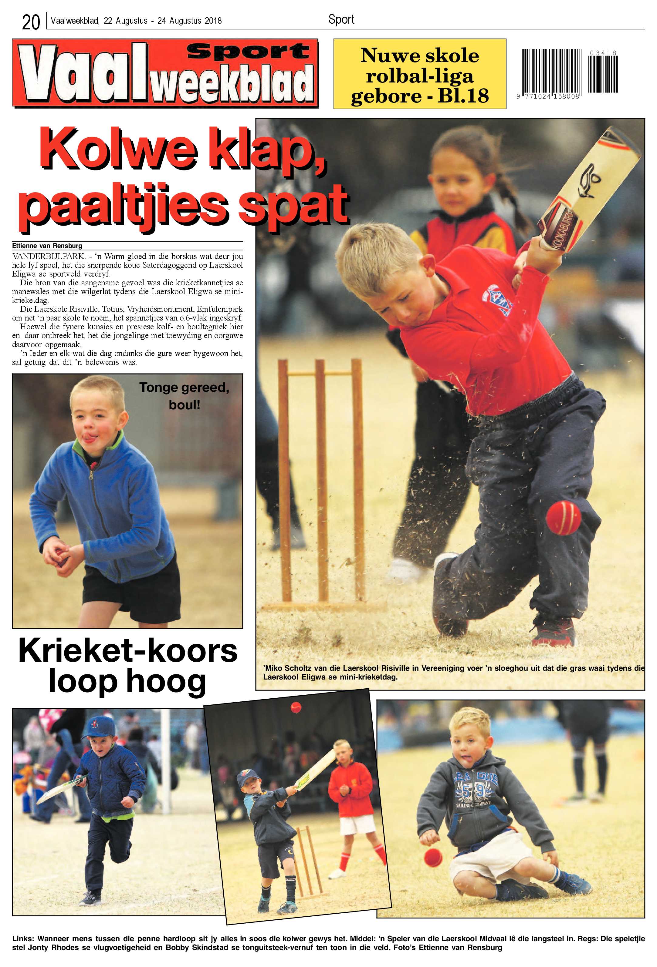 Vaalweekblad 22 – 24 Augustus 2018 page 20