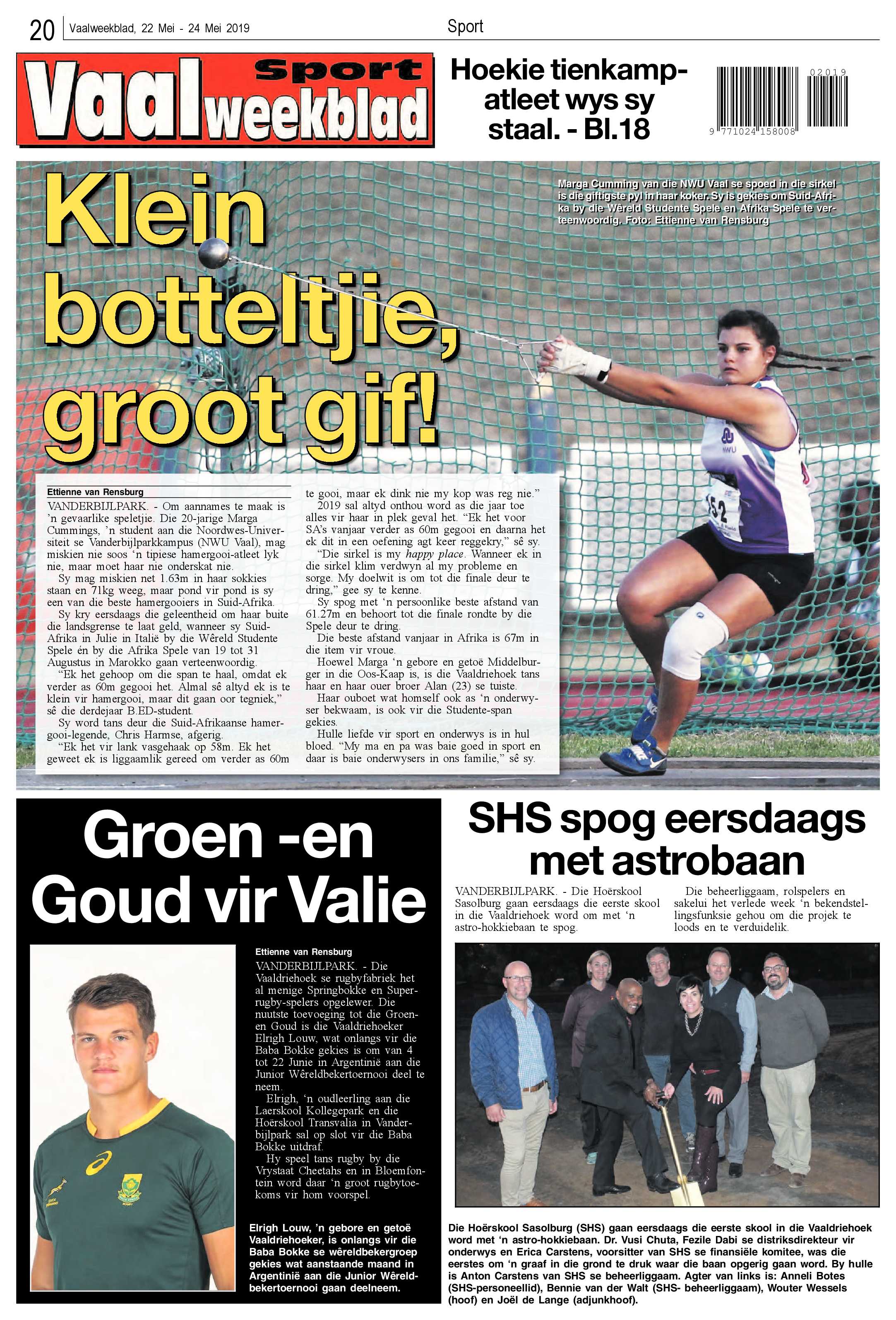 Vaalweekblad 22 – 24 Mei 2019 page 20