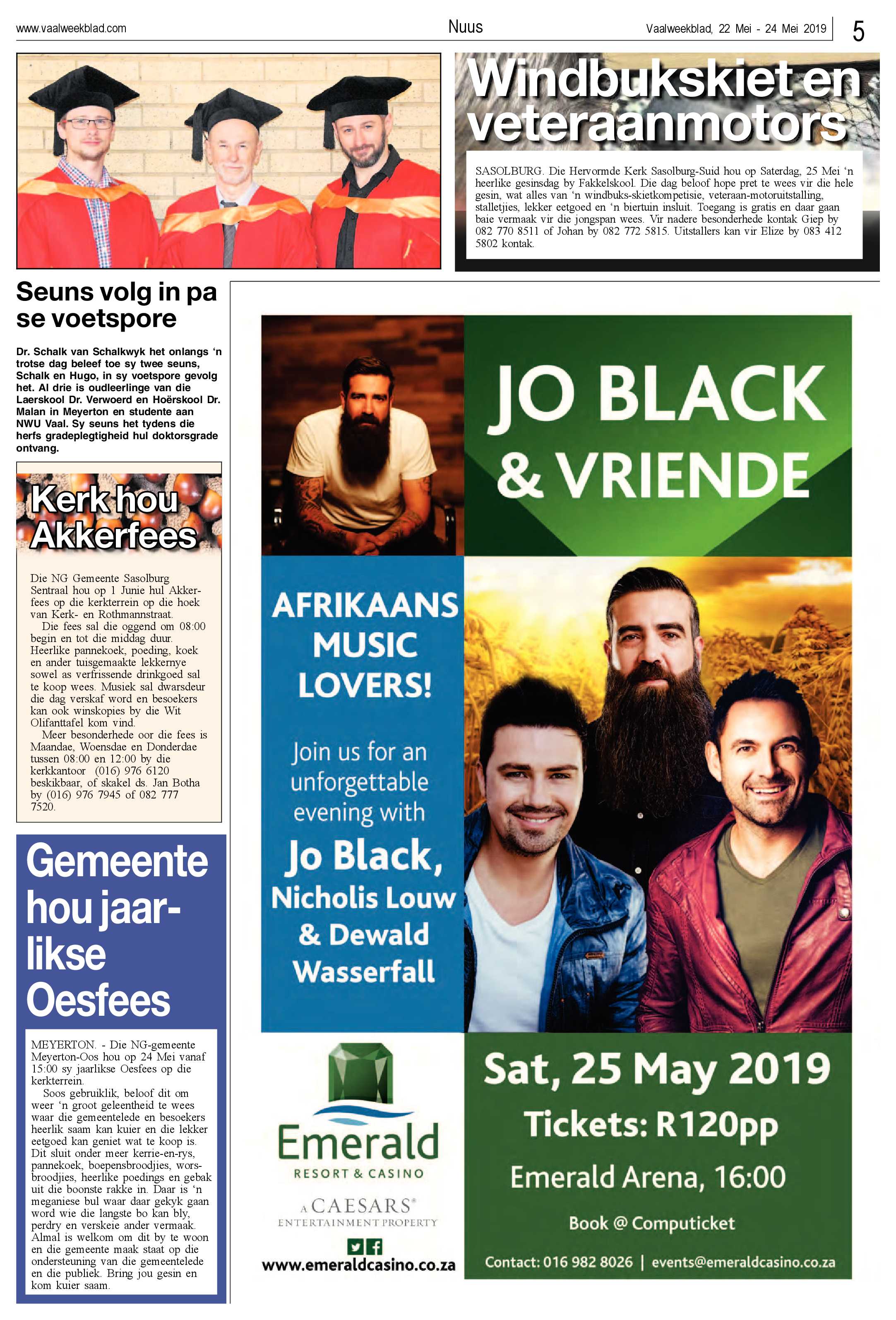 Vaalweekblad 22 – 24 Mei 2019 page 5