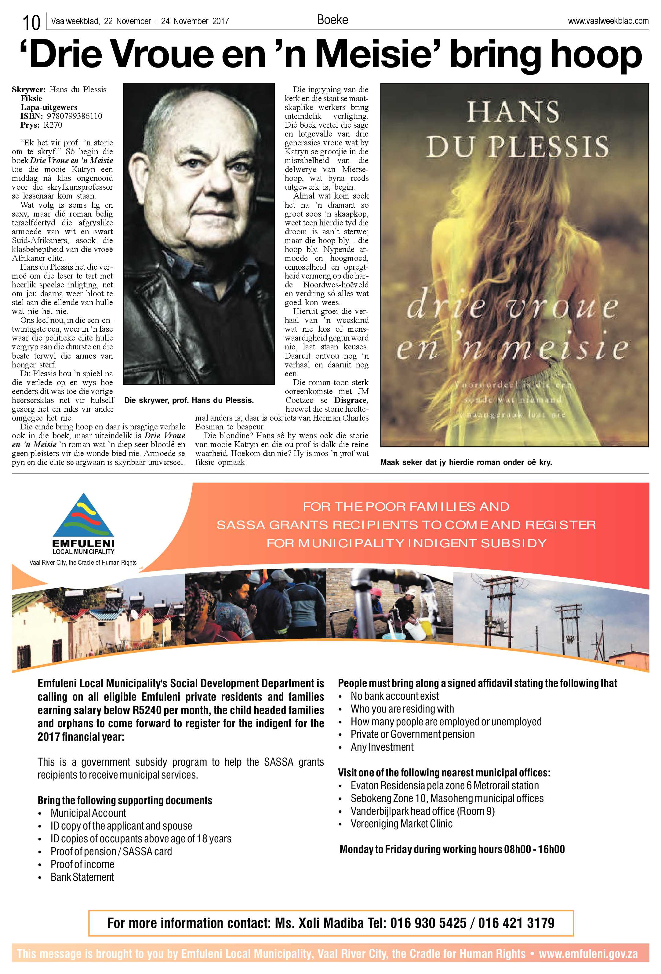 Vaalweekblad 22 – 24 November 2017 page 10