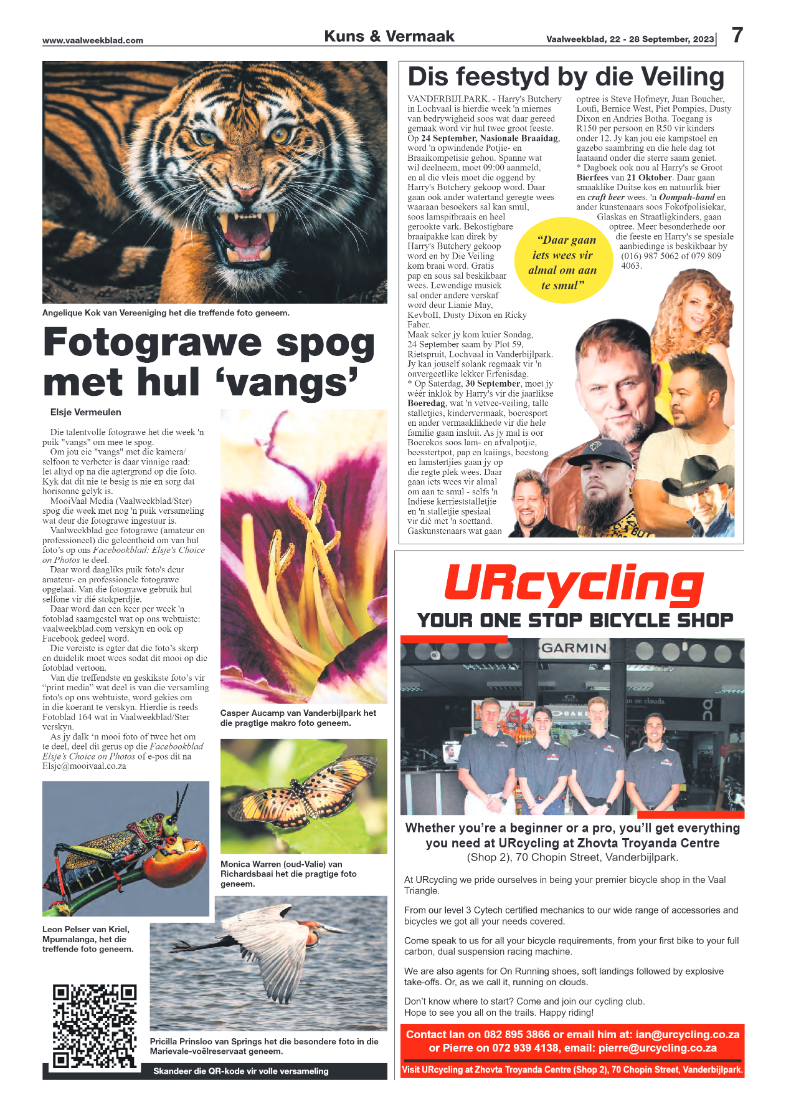 Vaalweekblad, 22 – 28 September, 2023 page 7