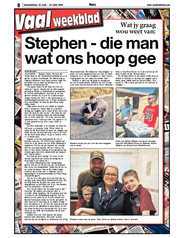 Vaalweekblad, 22 Junie – 24 Junie 2022 page 12