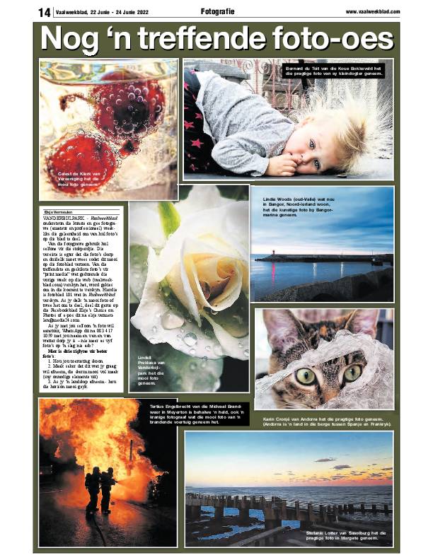 Vaalweekblad, 22 Junie – 24 Junie 2022 page 14