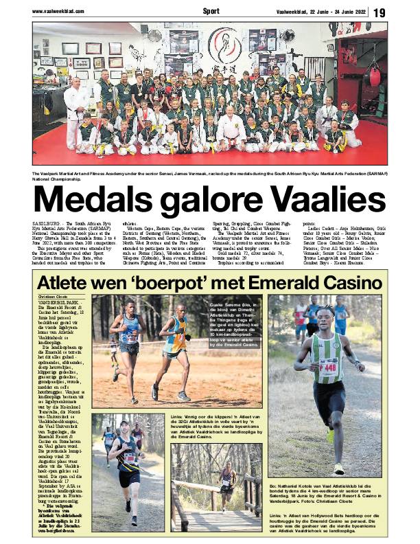 Vaalweekblad, 22 Junie – 24 Junie 2022 page 16