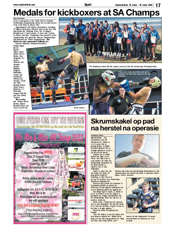 Vaalweekblad, 22 Junie – 24 Junie 2022 page 17