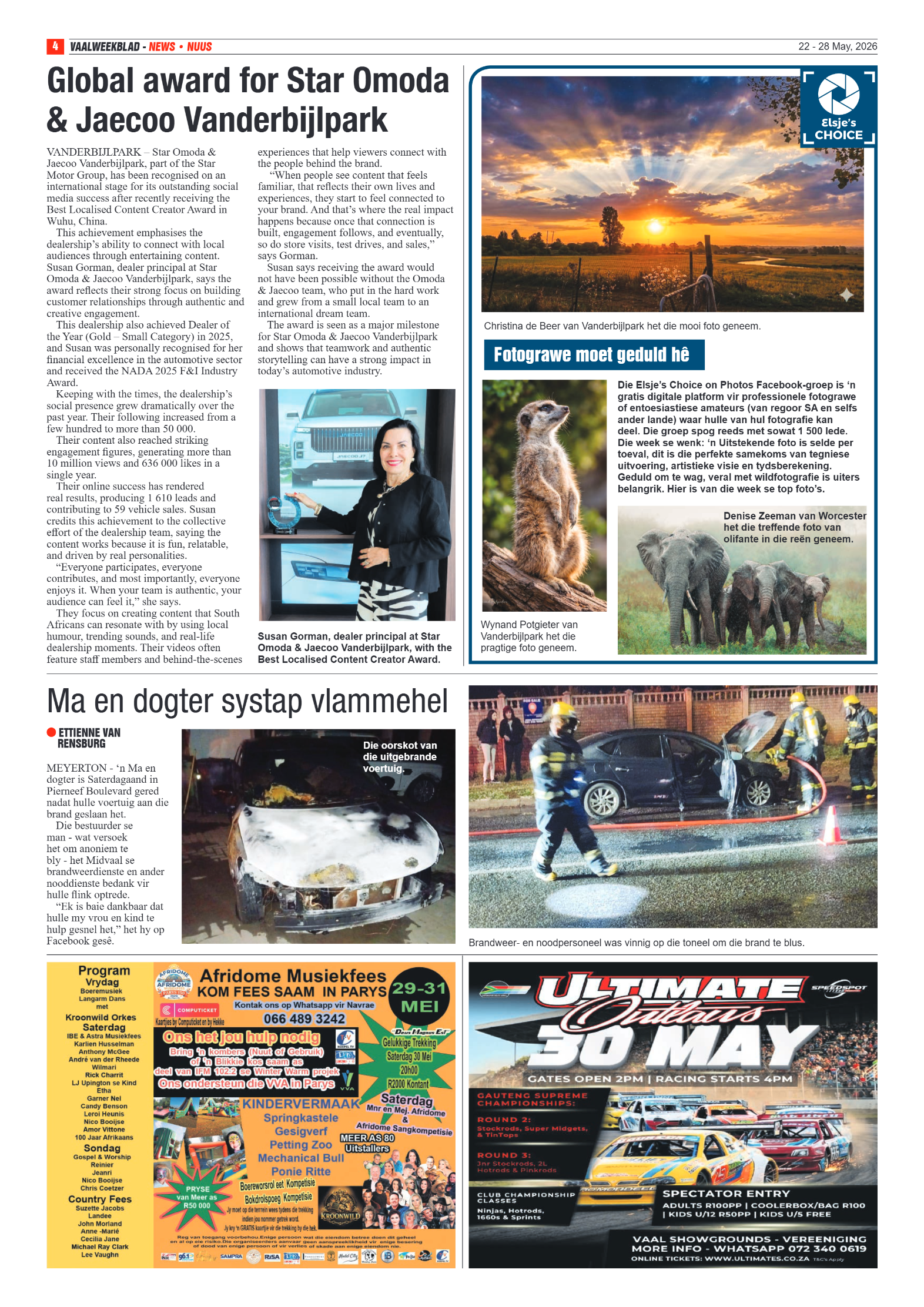 Vaalweekblad – 22 Mei 2026 page 4