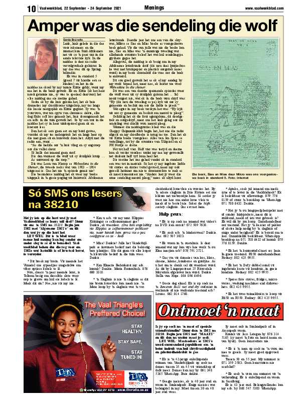 Vaalweekblad 22 September – 24 September 2021 page 11