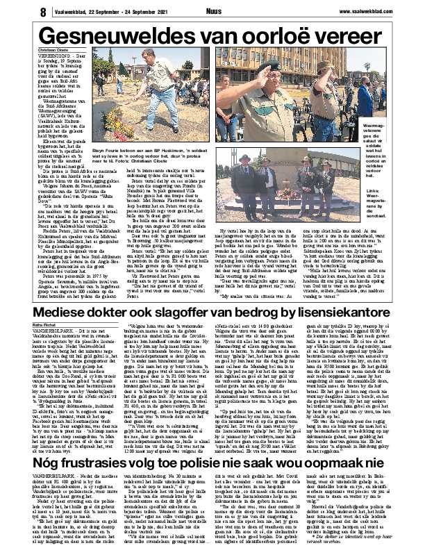 Vaalweekblad 22 September – 24 September 2021 page 12