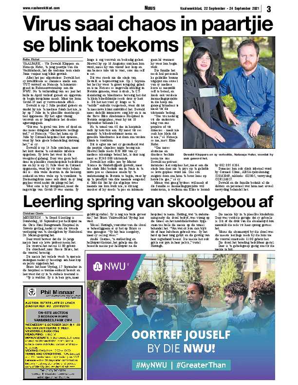 Vaalweekblad 22 September – 24 September 2021 page 3