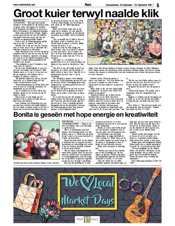 Vaalweekblad 22 September – 24 September 2021 page 5