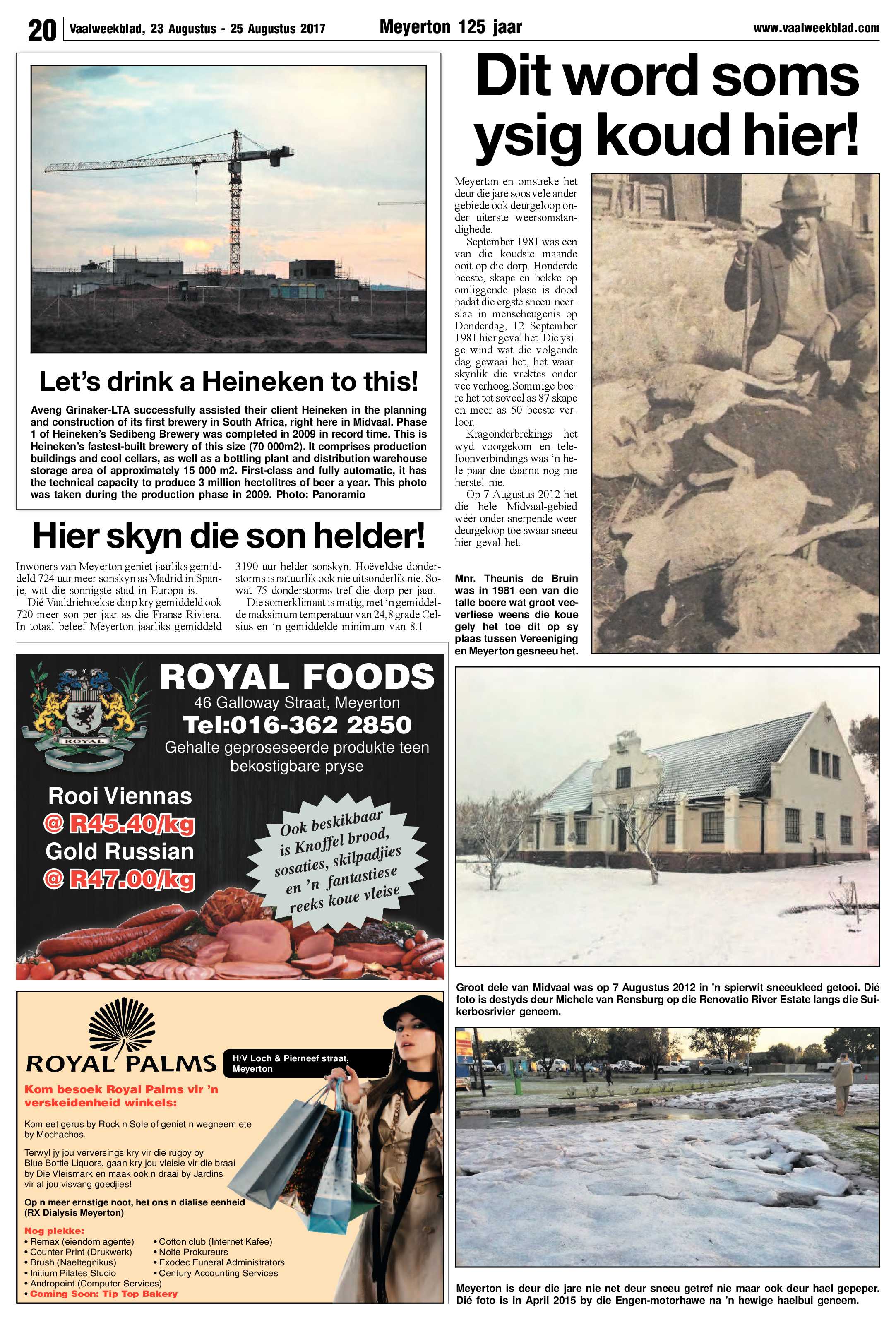 Vaalweekblad 23 – 25 Augustus 2017 page 20