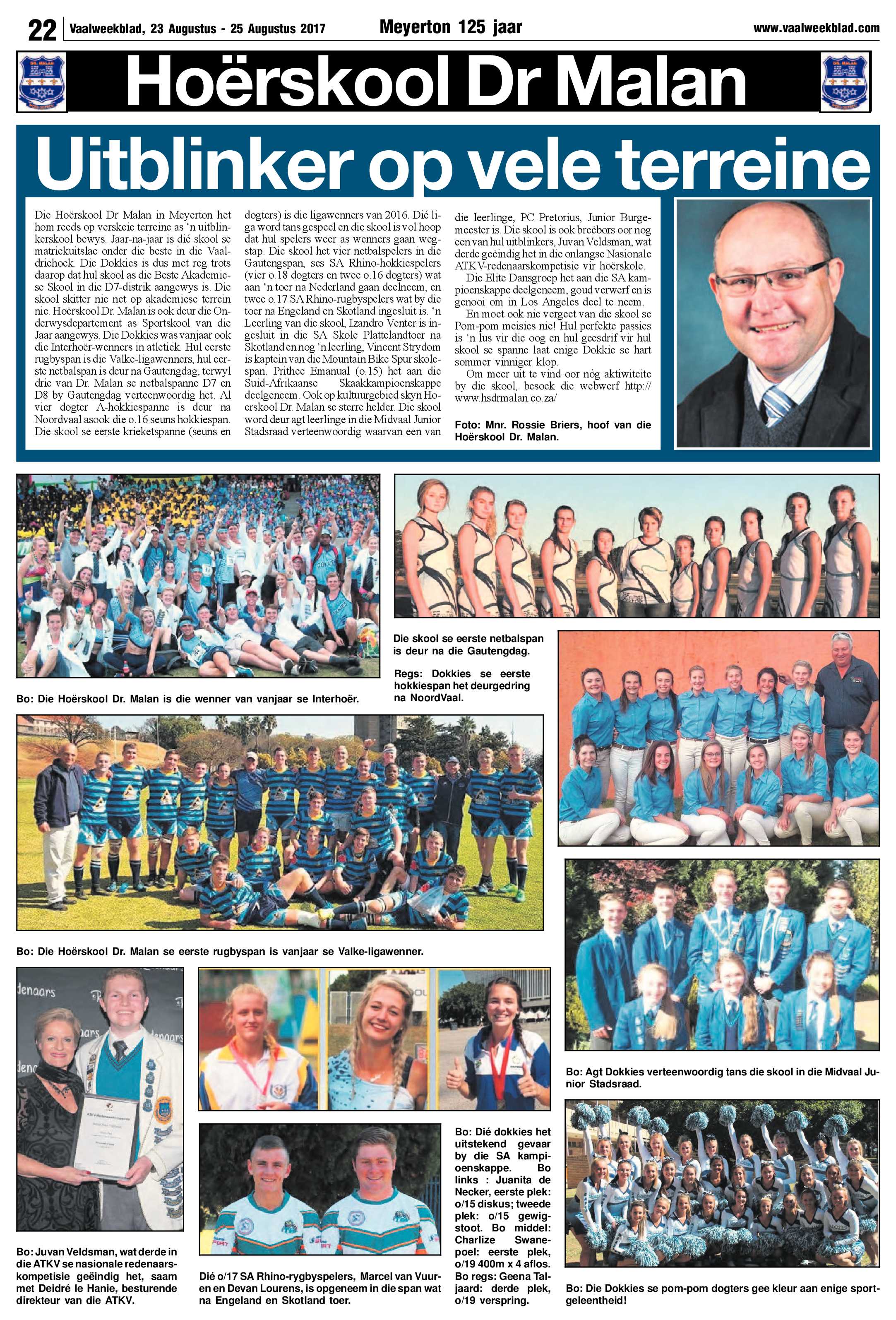 Vaalweekblad 23 – 25 Augustus 2017 page 22